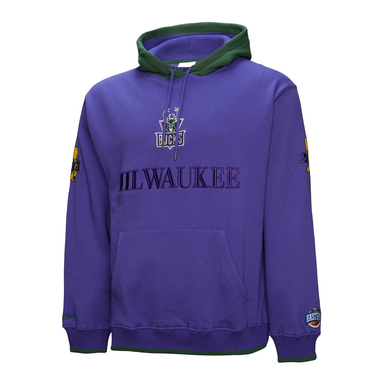 Mitchell  Ness Milwaukee Bucks Hardwood Classics Team OG 30 Pullover Hoodie - view number 2