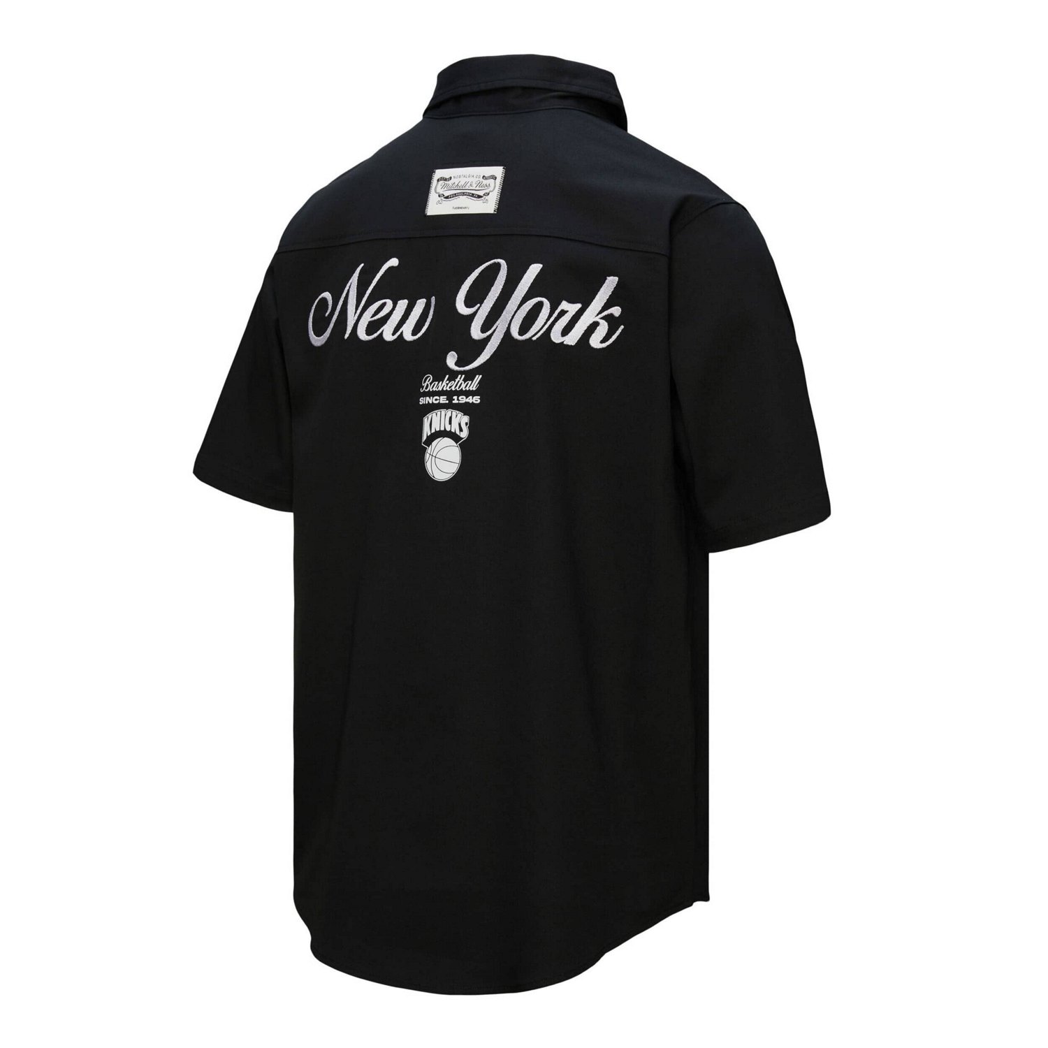 Mitchell  Ness New York Knicks Hardwood Classics Camp Shirt - view number 3