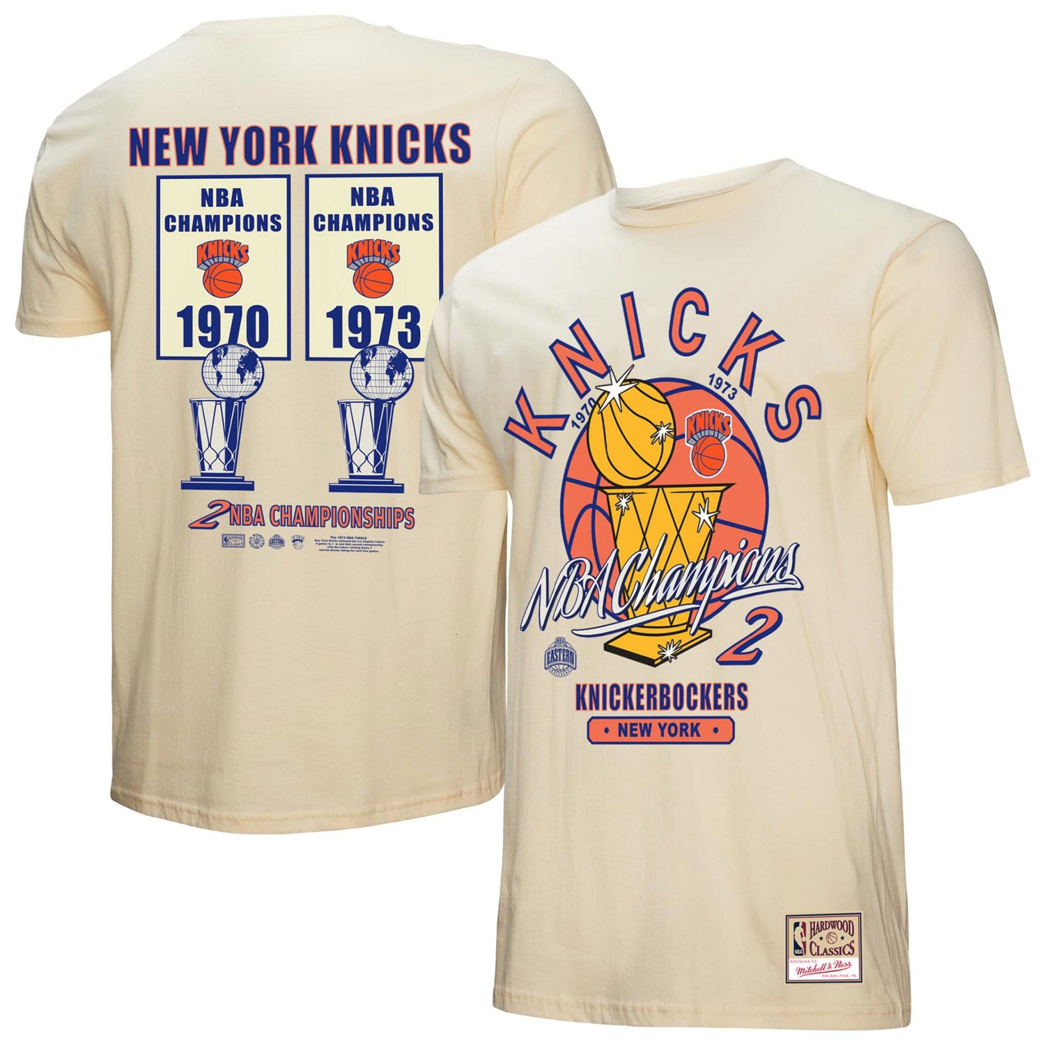 Mitchell  Ness New York Knicks Hardwood Classics Champions Vintage T-Shirt - view number 1
