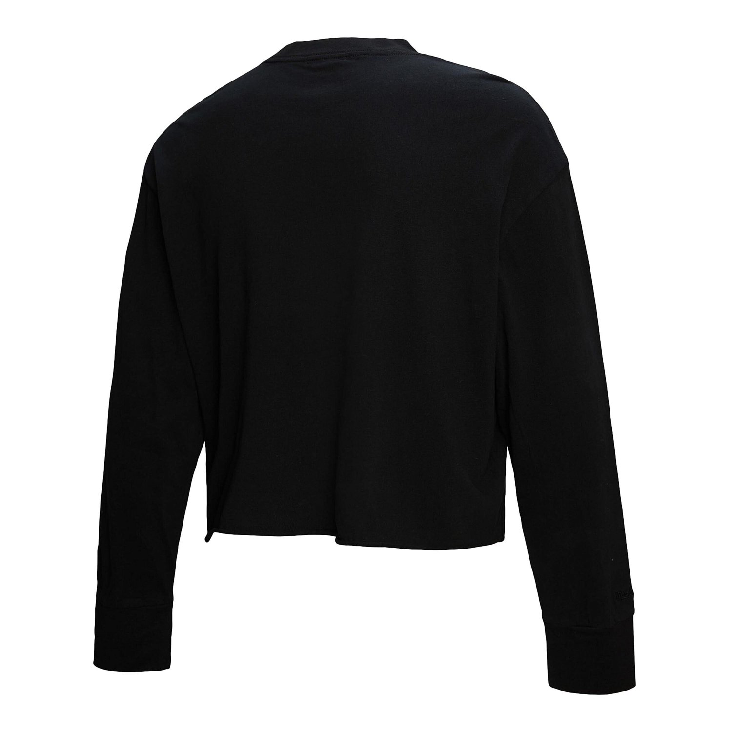 Mitchell  Ness New York Knicks Hardwood Classics Studded Boxy Cropped Long Sleeve T-Shirt - view number 3