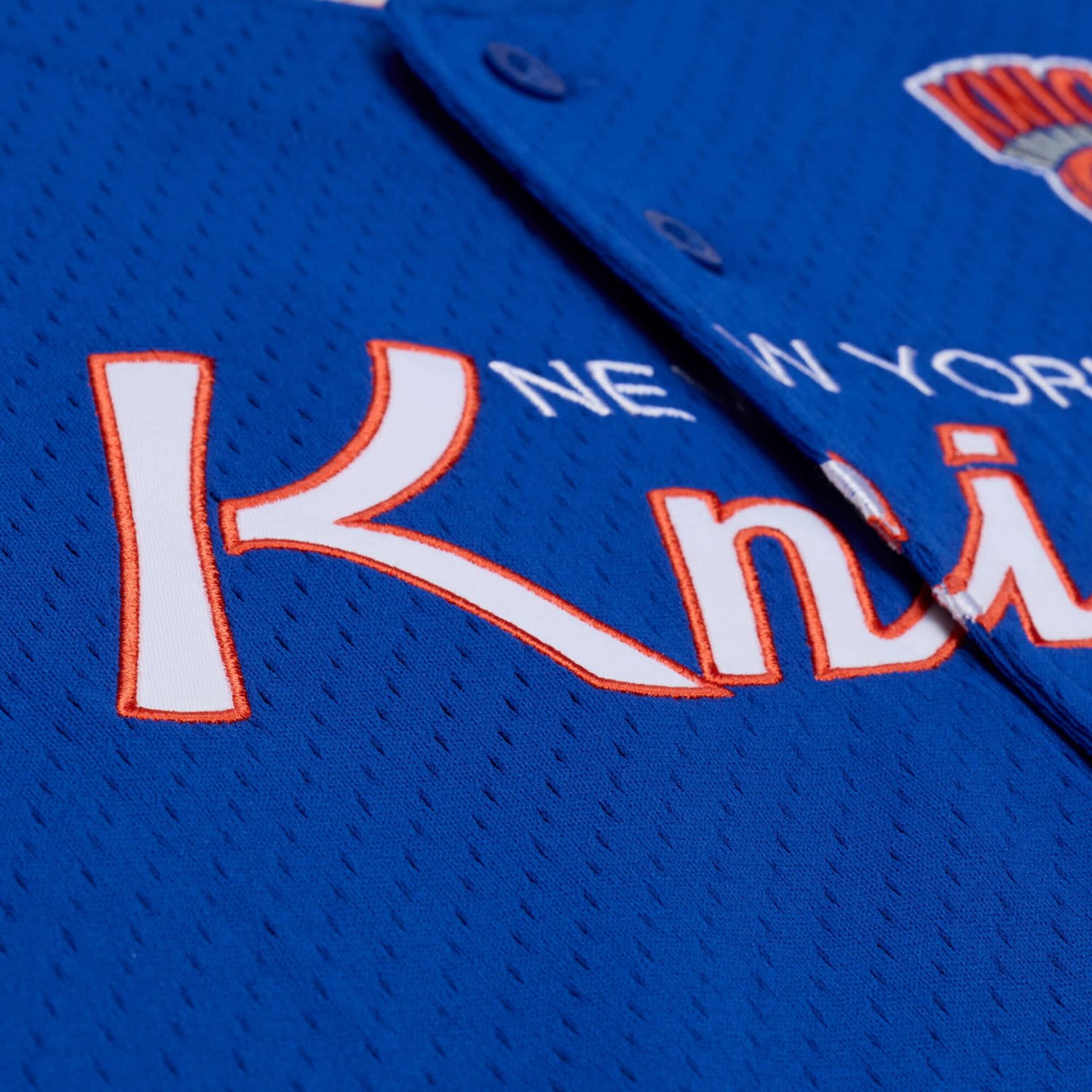 Mitchell  Ness New York Knicks Head Coach Mesh Full-Button Fashion Jersey - view number 3