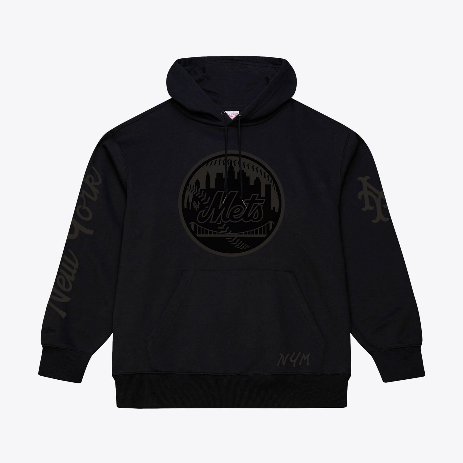Mitchell  Ness New York Mets Phantom Fleece Hoodie
