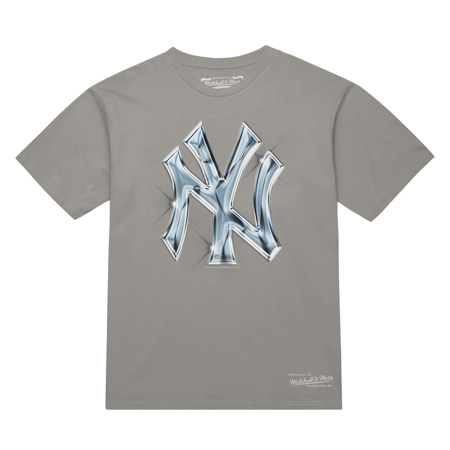 Mitchell  Ness New York Yankees Liquid Chrome T-Shirt