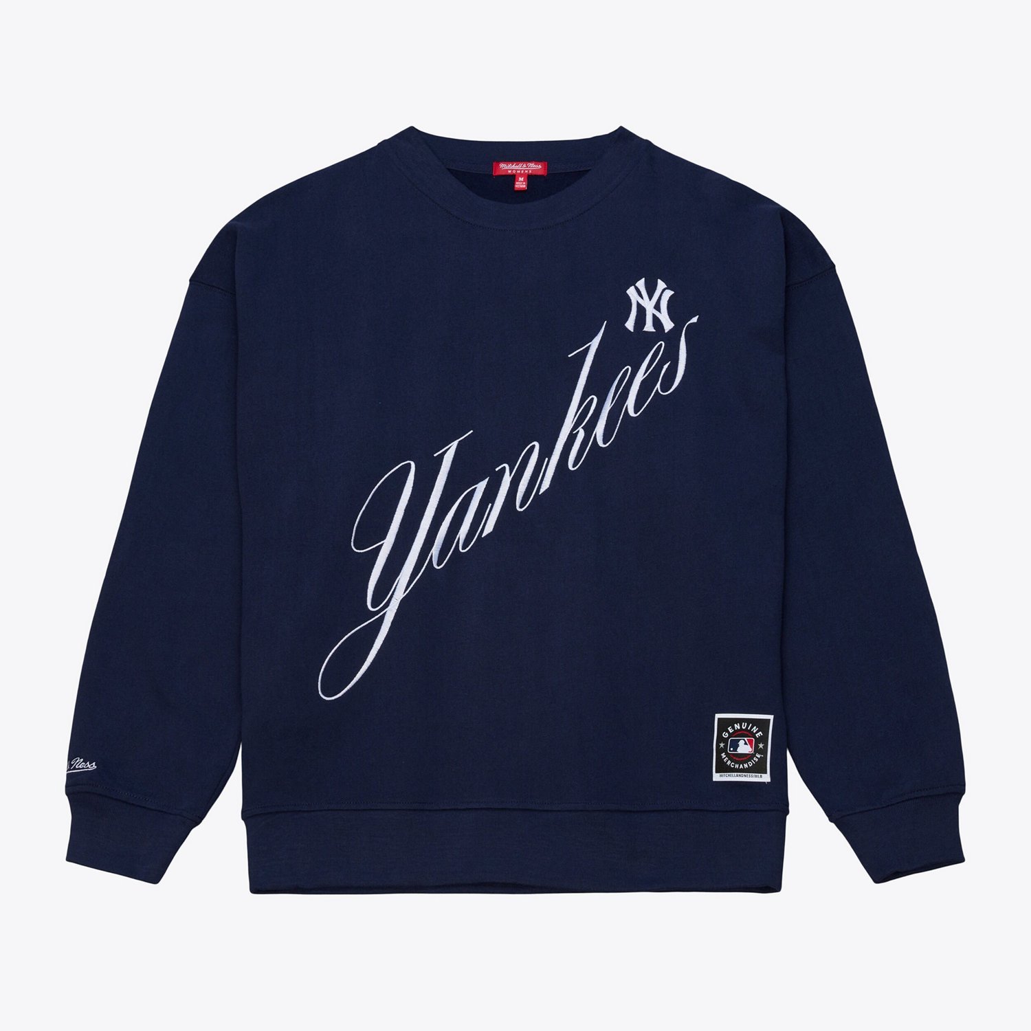 Mitchell  Ness New York Yankees Script Sweatshirt