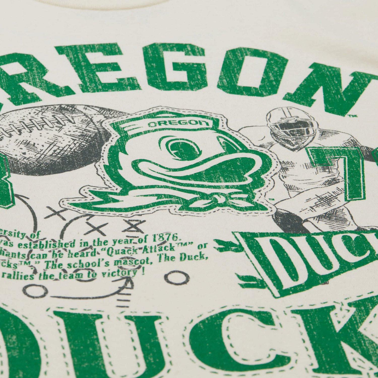 Mitchell  Ness Oregon Ducks Heritage Scholar T-Shirt - view number 4