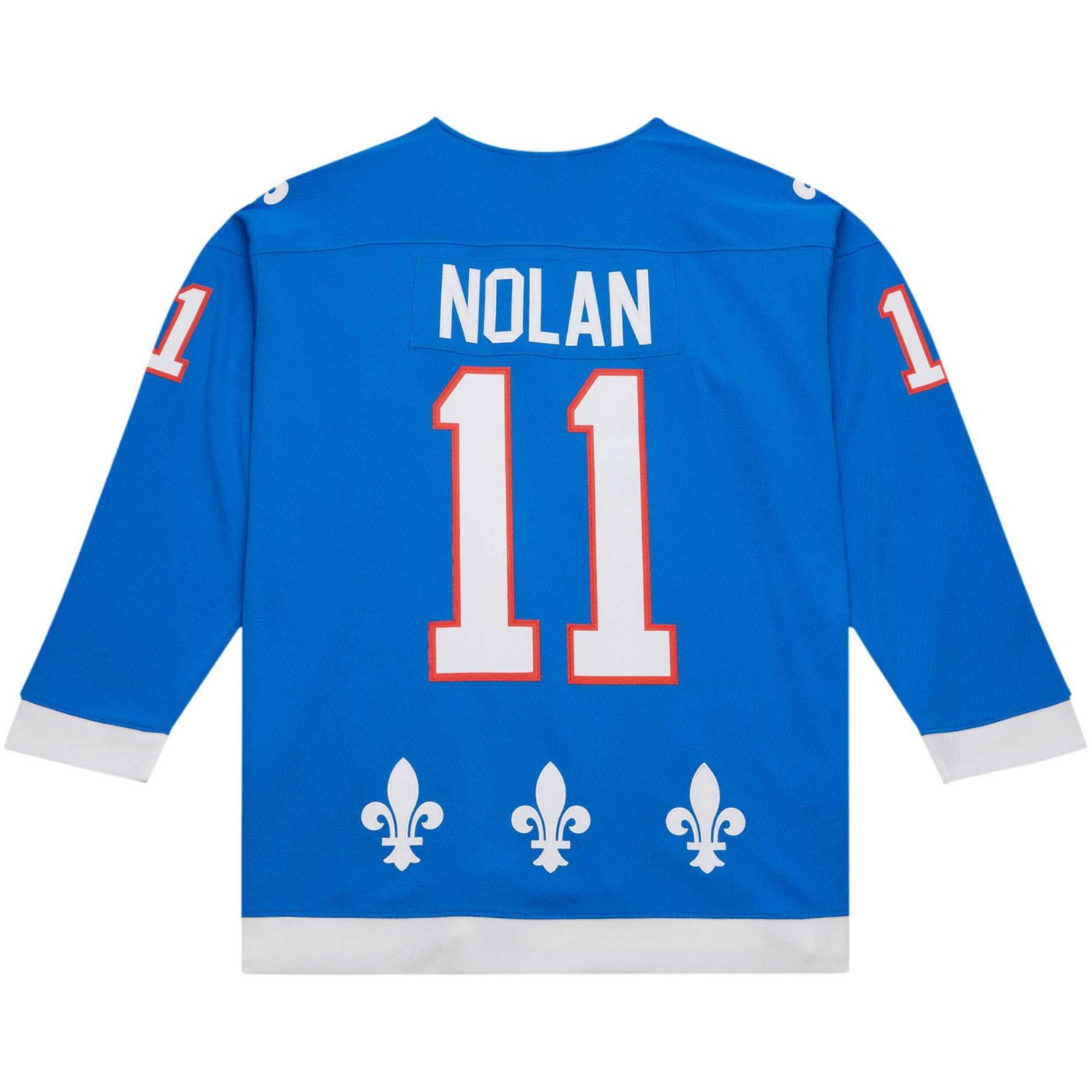 Mitchell  Ness Owen Nolan Quebec Nordiques 1992 93 Line Player Jersey - view number 3