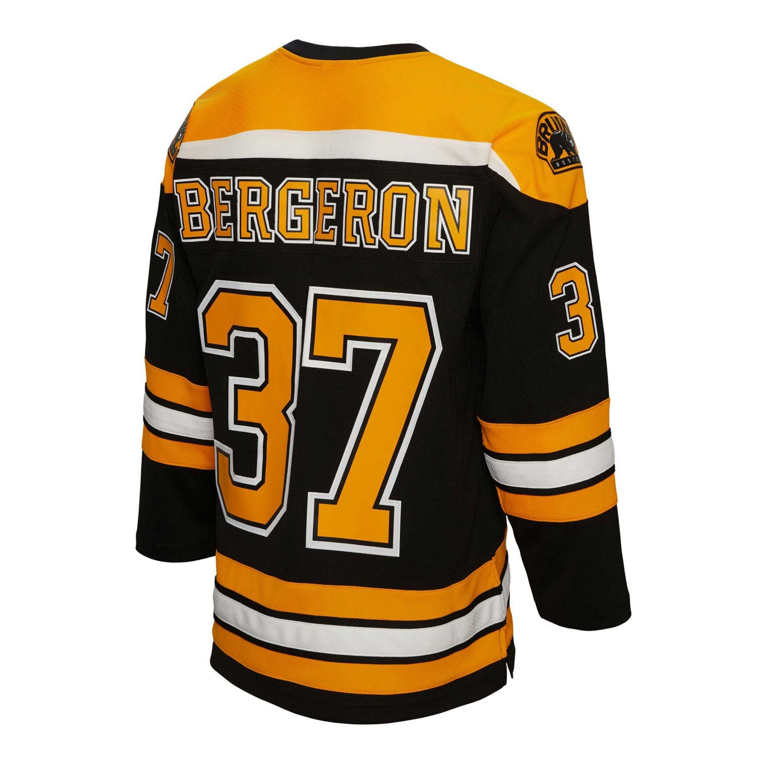 Mitchell  Ness Patrice Bergeron Boston Bruins Big  Tall 2010 Alternate Captain Patch Blue Line Player Jersey - view number 3