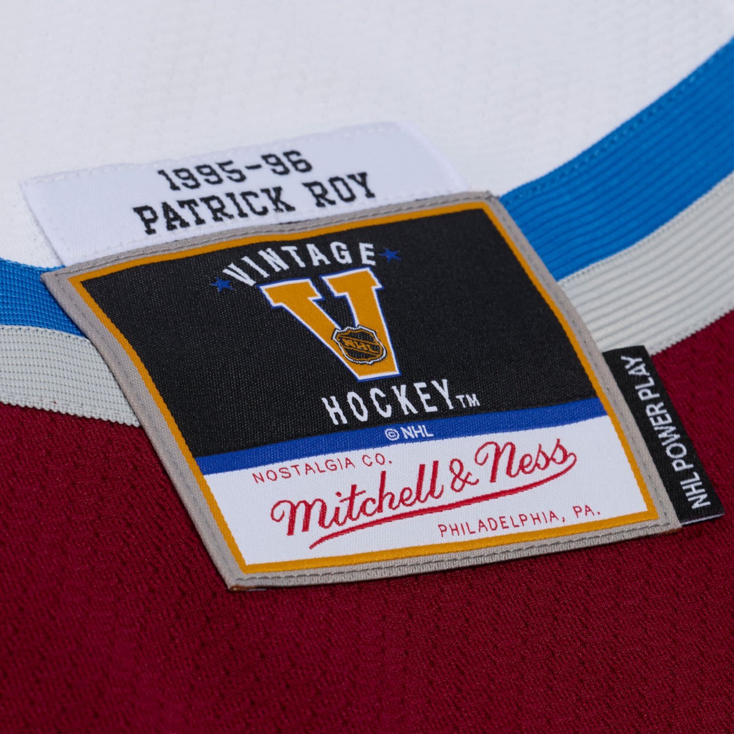 Mitchell  Ness Patrick Roy Colorado Avalanche 1995 Power Play Jersey - view number 4