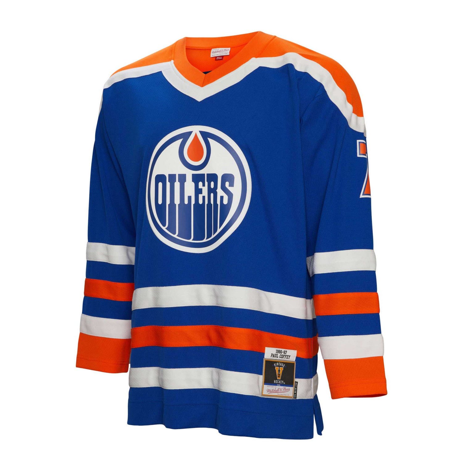 Mitchell  Ness Paul Coffey Edmonton Oilers 1986/87 Blue Line Player Jersey                                                       - view number 2