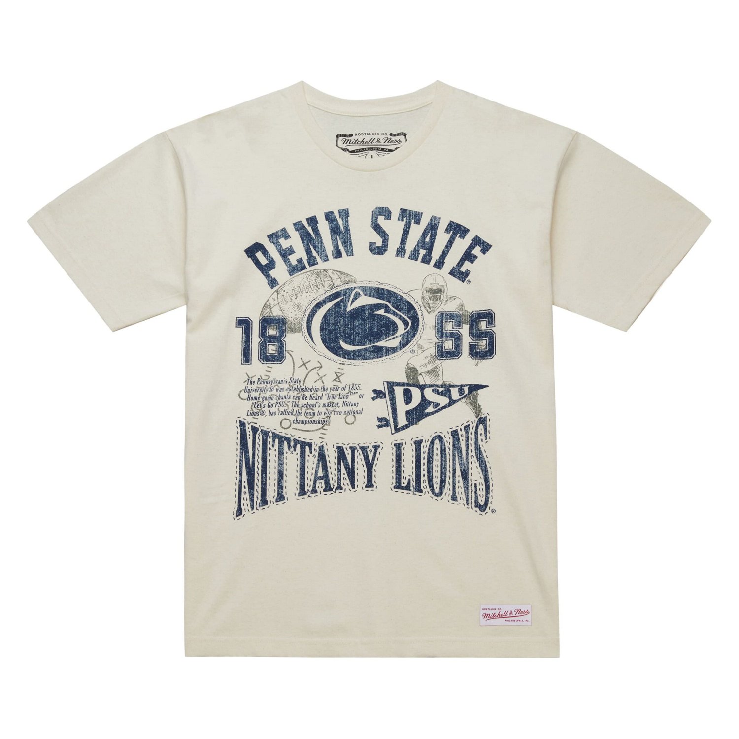 Mitchell  Ness Penn State Nittany Lions Heritage Scholar T-Shirt - view number 2