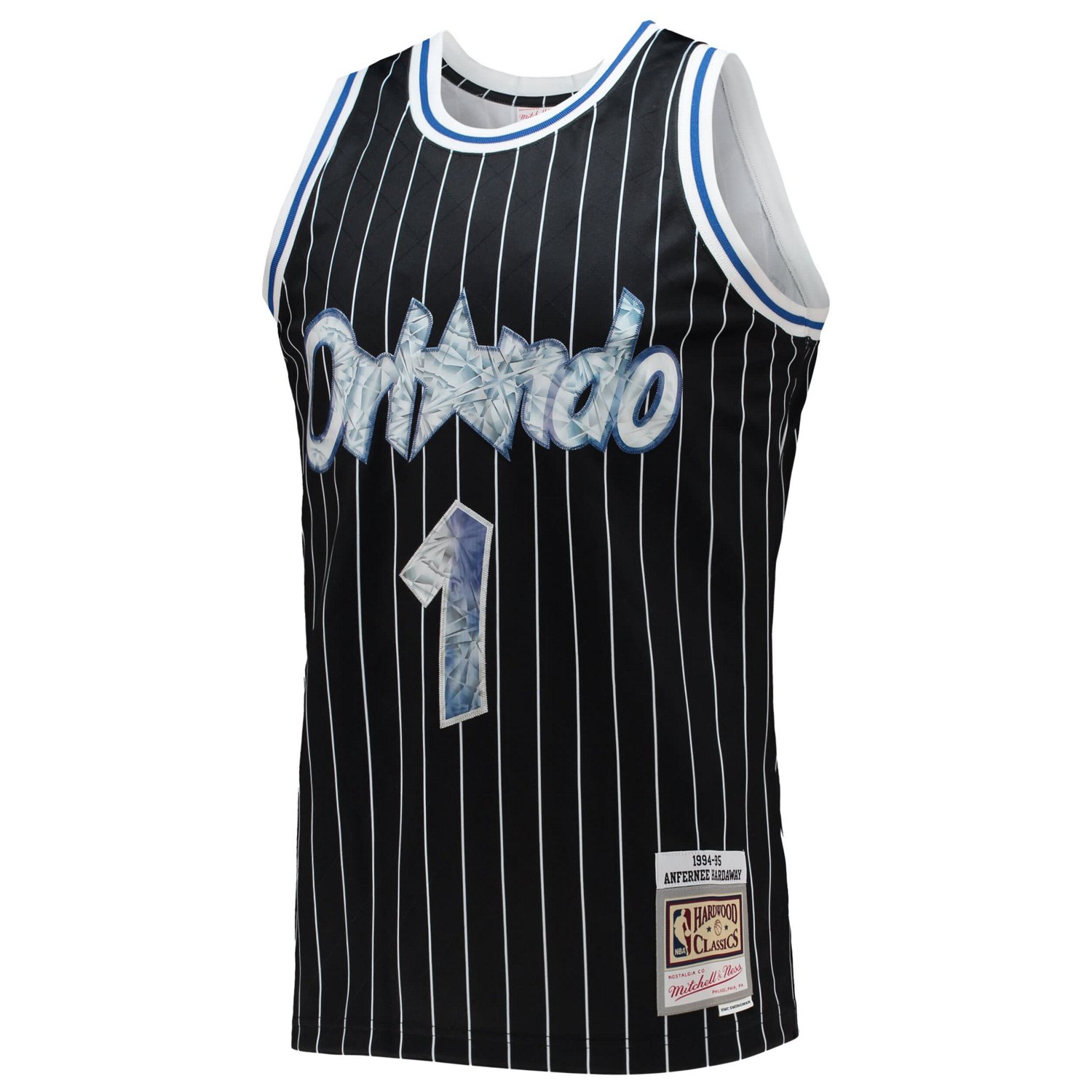 Mitchell  Ness Penny Hardaway Orlando Magic 1996/97 Hardwood Classics NBA 75th Anniversary Diamond Swingman Jersey               - view number 2