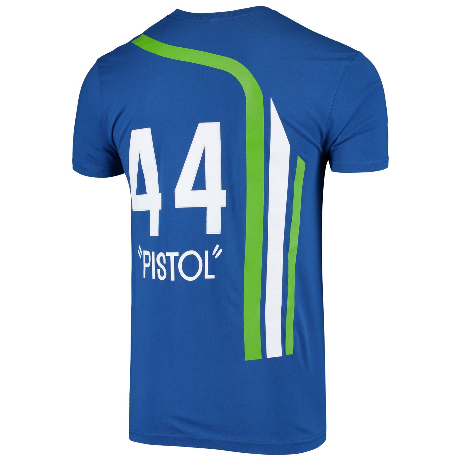 Mitchell  Ness Pete Maravich Atlanta Hawks Hardwood Classics Stitch Name  Number T-Shirt - view number 3