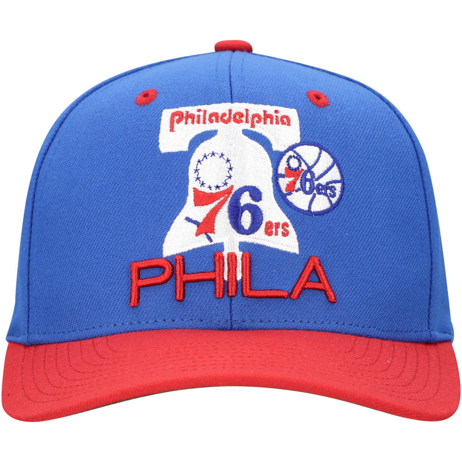 Mitchell  Ness Philadelphia 76ers All In 20 Pro Crown Snapback Hat