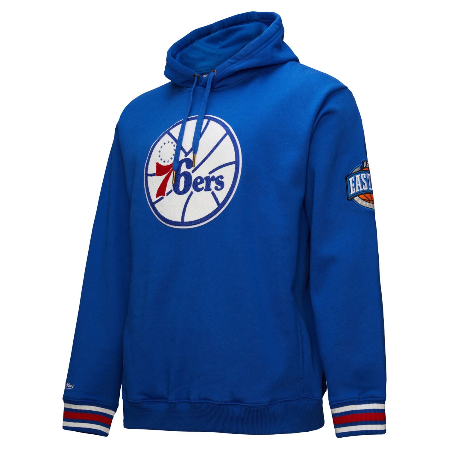 Mitchell  Ness Philadelphia 76ers Chainstitch Applique Vintage Heavyweight Pullover Hoodie - view number 2
