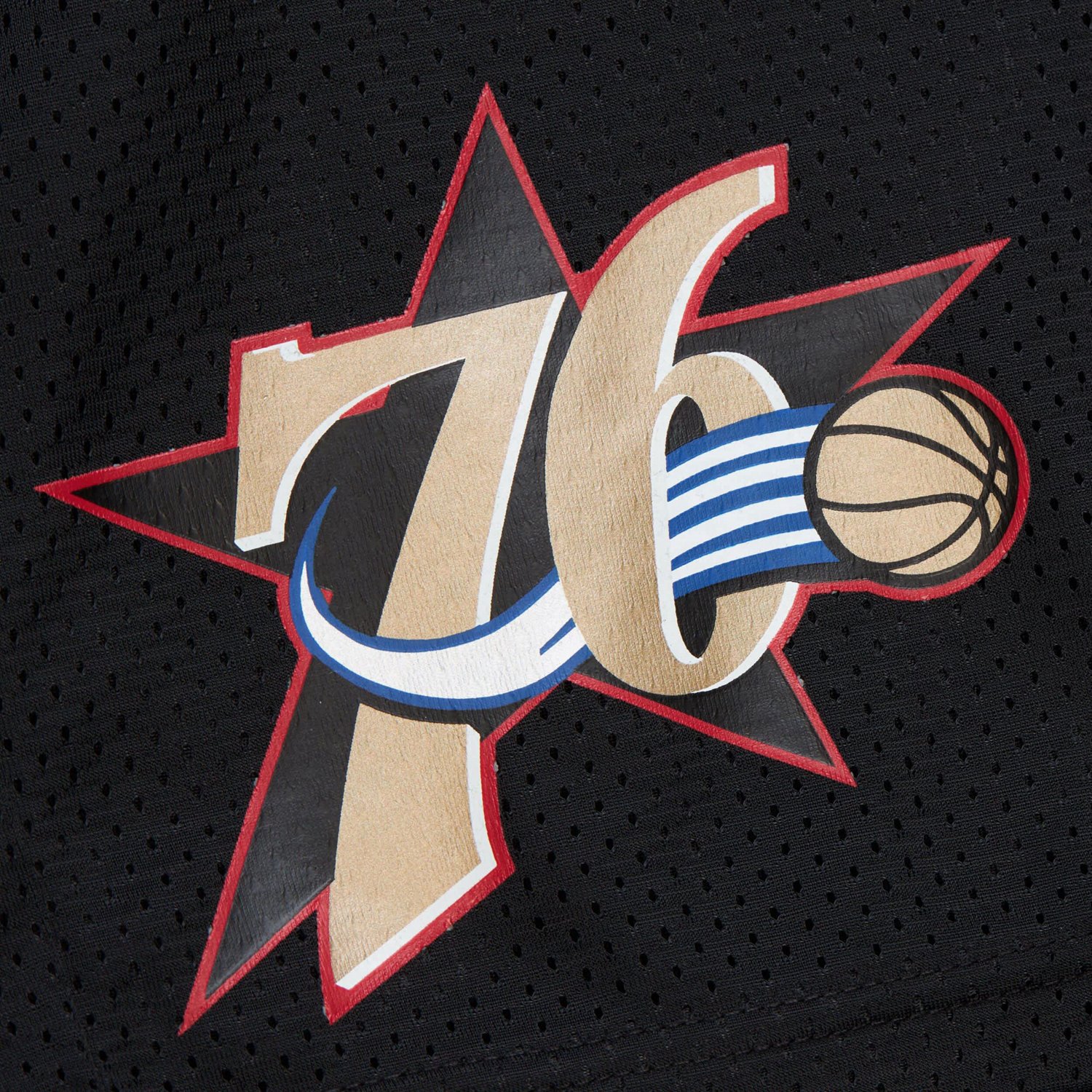 Mitchell  Ness Philadelphia 76ers Hardwood Classics Gameday Mesh Shorts                                                          - view number 4