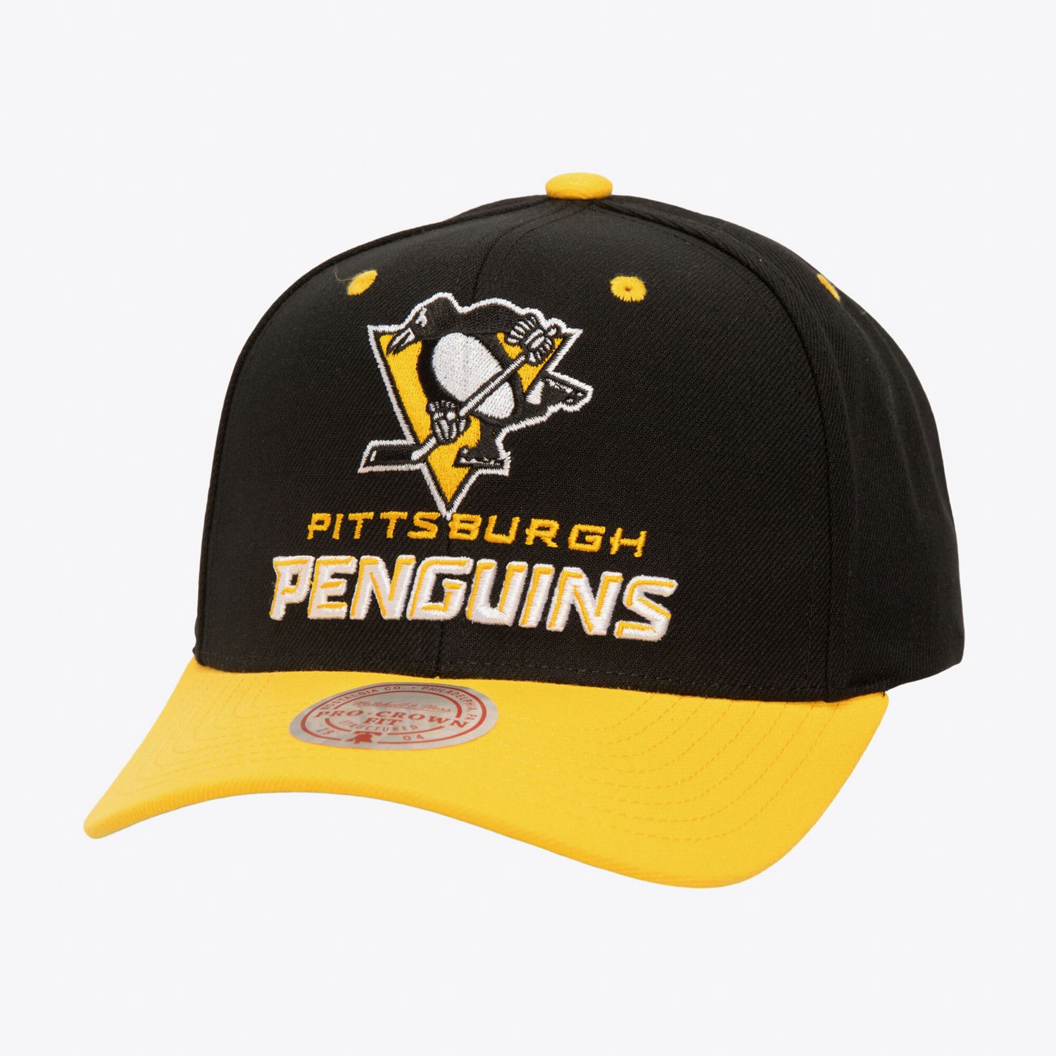 Mitchell  Ness Pittsburgh Penguins All In 20 Pro Crown Adjustable Hat