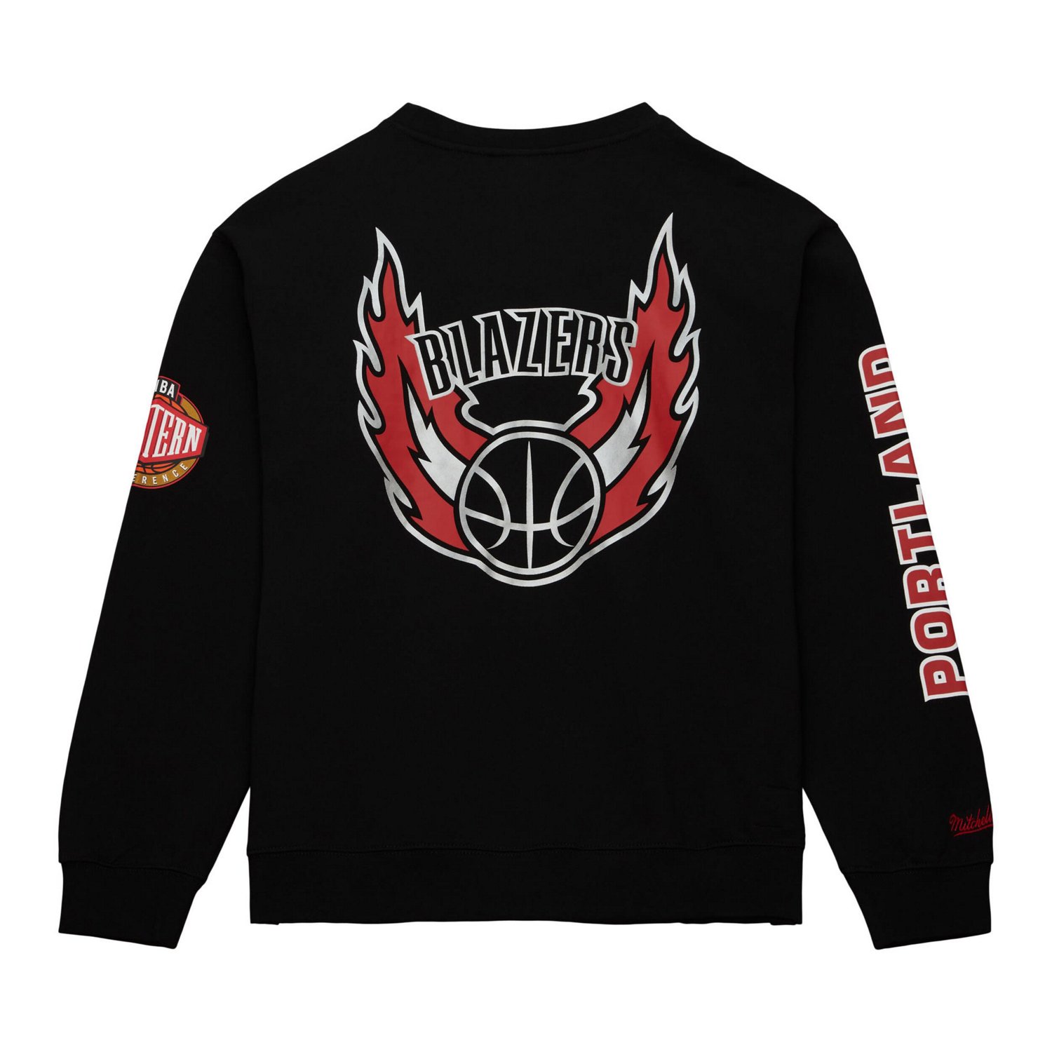 Mitchell  Ness Portland Trail Blazers Hardwood Classics There and Back Pullover Sweatshirt                                       - view number 3
