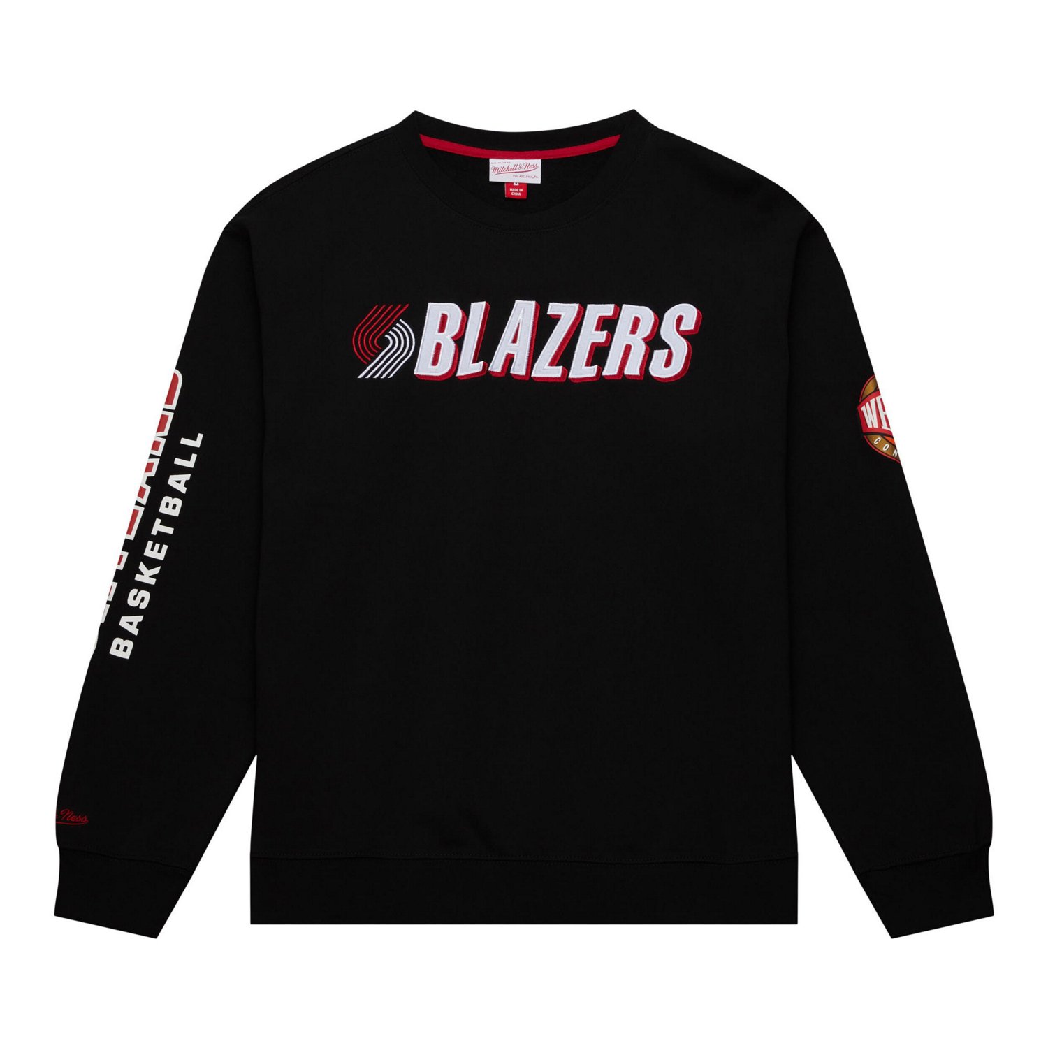 Mitchell  Ness Portland Trail Blazers Hardwood Classics There and Back Pullover Sweatshirt                                       - view number 2