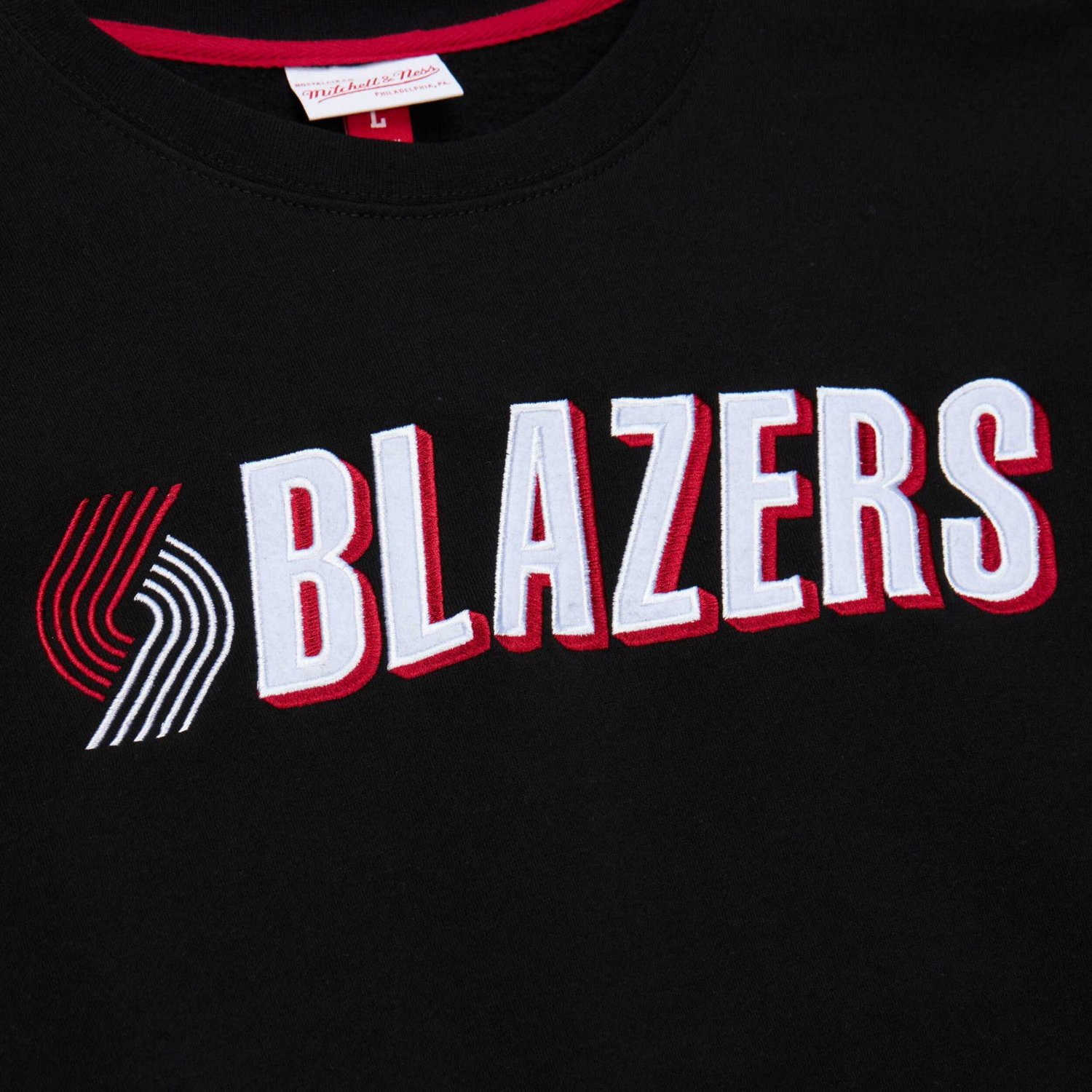 Mitchell  Ness Portland Trail Blazers Hardwood Classics There and Back Pullover Sweatshirt                                       - view number 4
