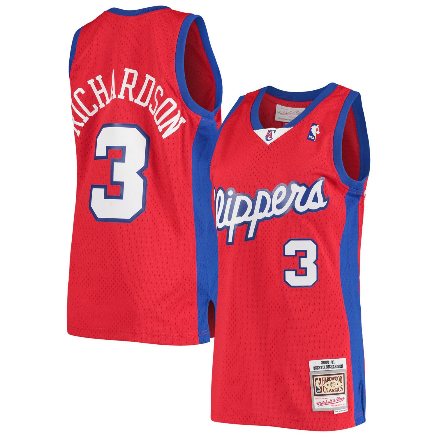 Mitchell  Ness Quentin Richardson LA Clippers 2000/01 Hardwood Classics Swingman Jersey                                          - view number 1