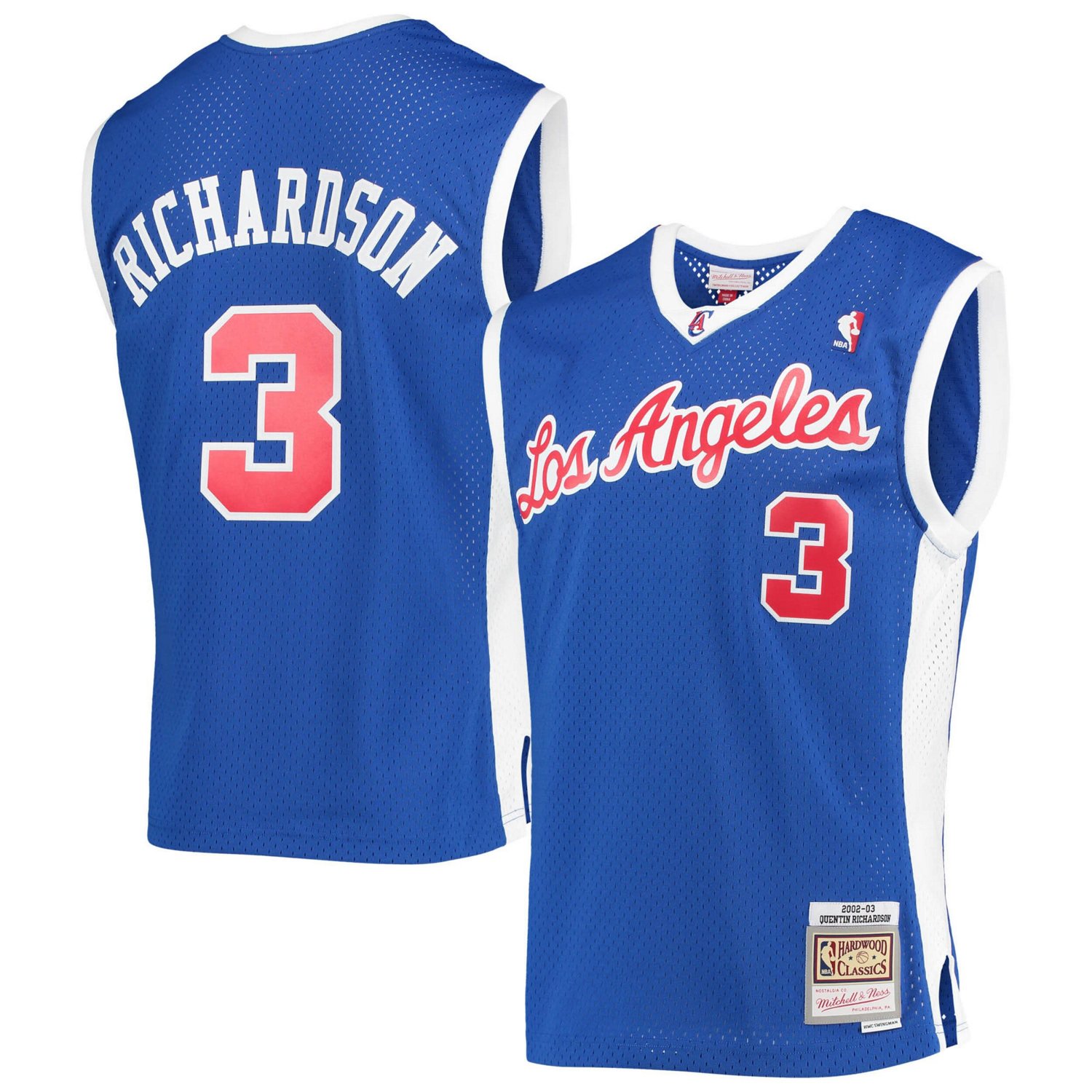 Mitchell  Ness Quentin Richardson LA Clippers 2001/02 Hardwood Classics Swingman Jersey