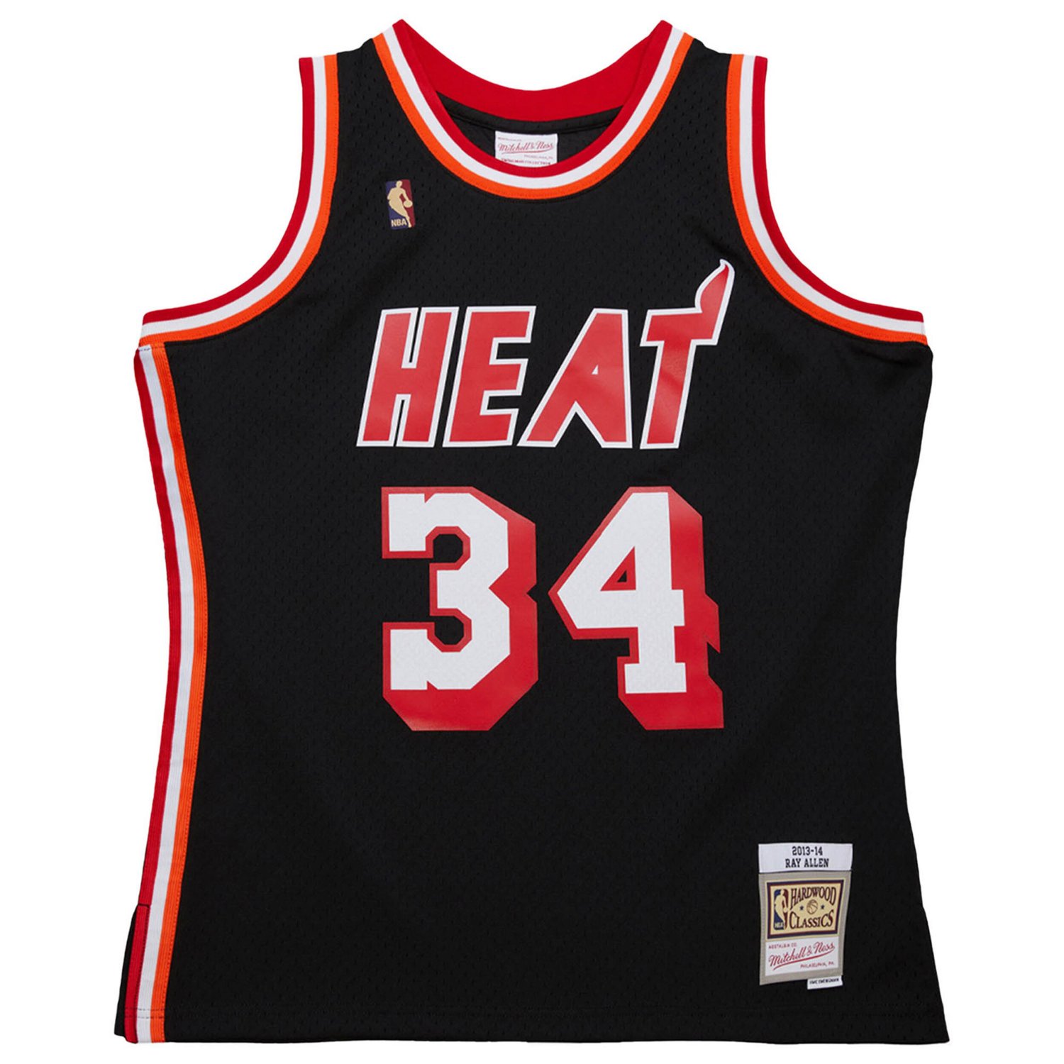 Mitchell  Ness Ray Allen Miami Heat 2013 14 Hardwood Classics Swingman Jersey - view number 2
