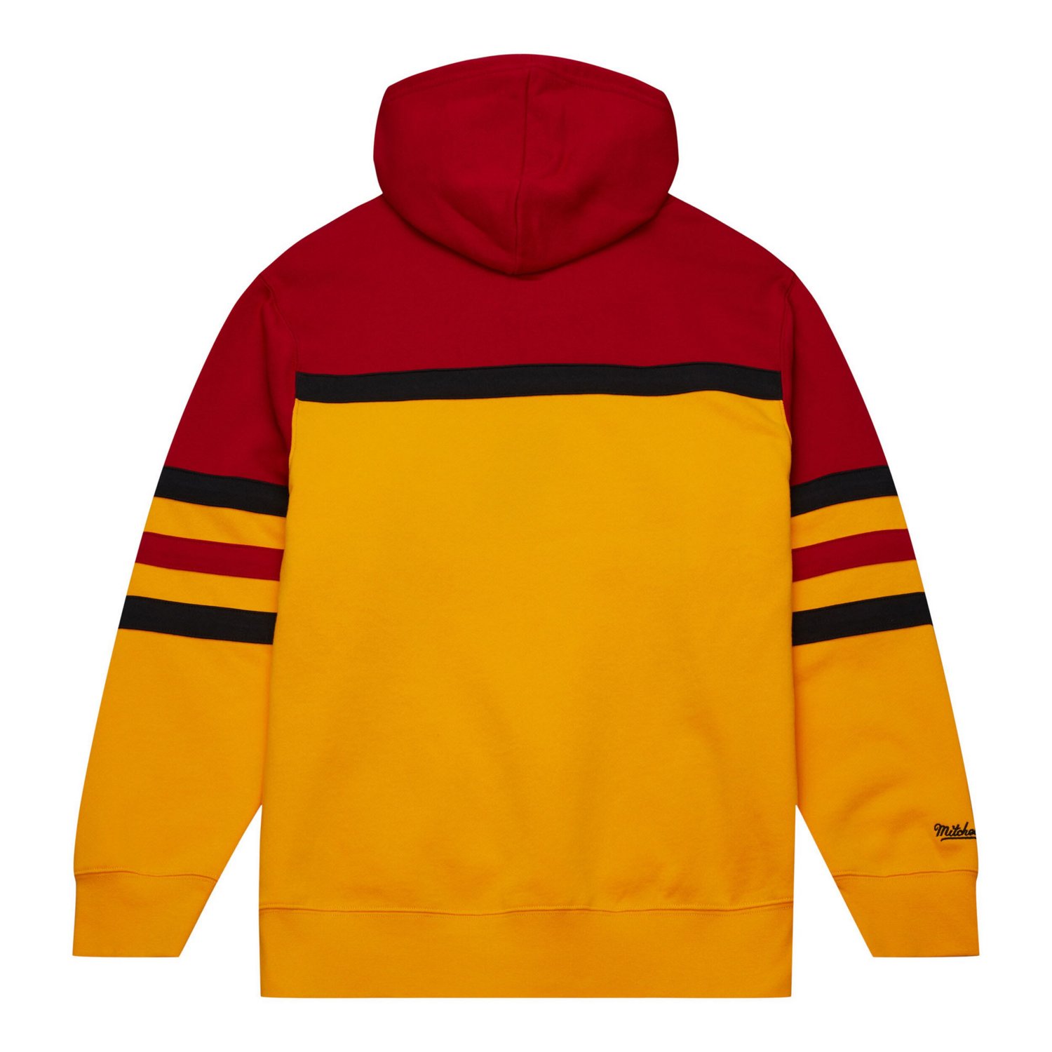Mitchell  Ness /Red Atlanta Hawks Head Coach Pullover Hoodie