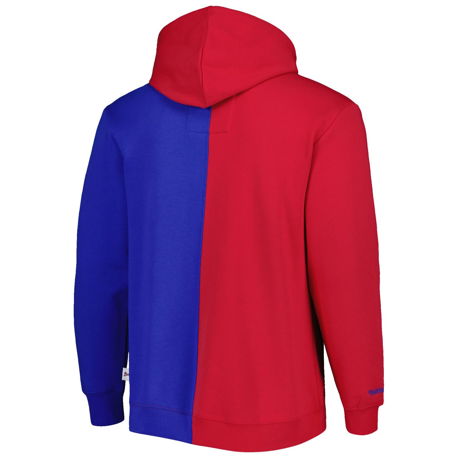 Mitchell  Ness Royal Atlanta Braves Fleece Full-Zip Hoodie                                                                       - view number 3