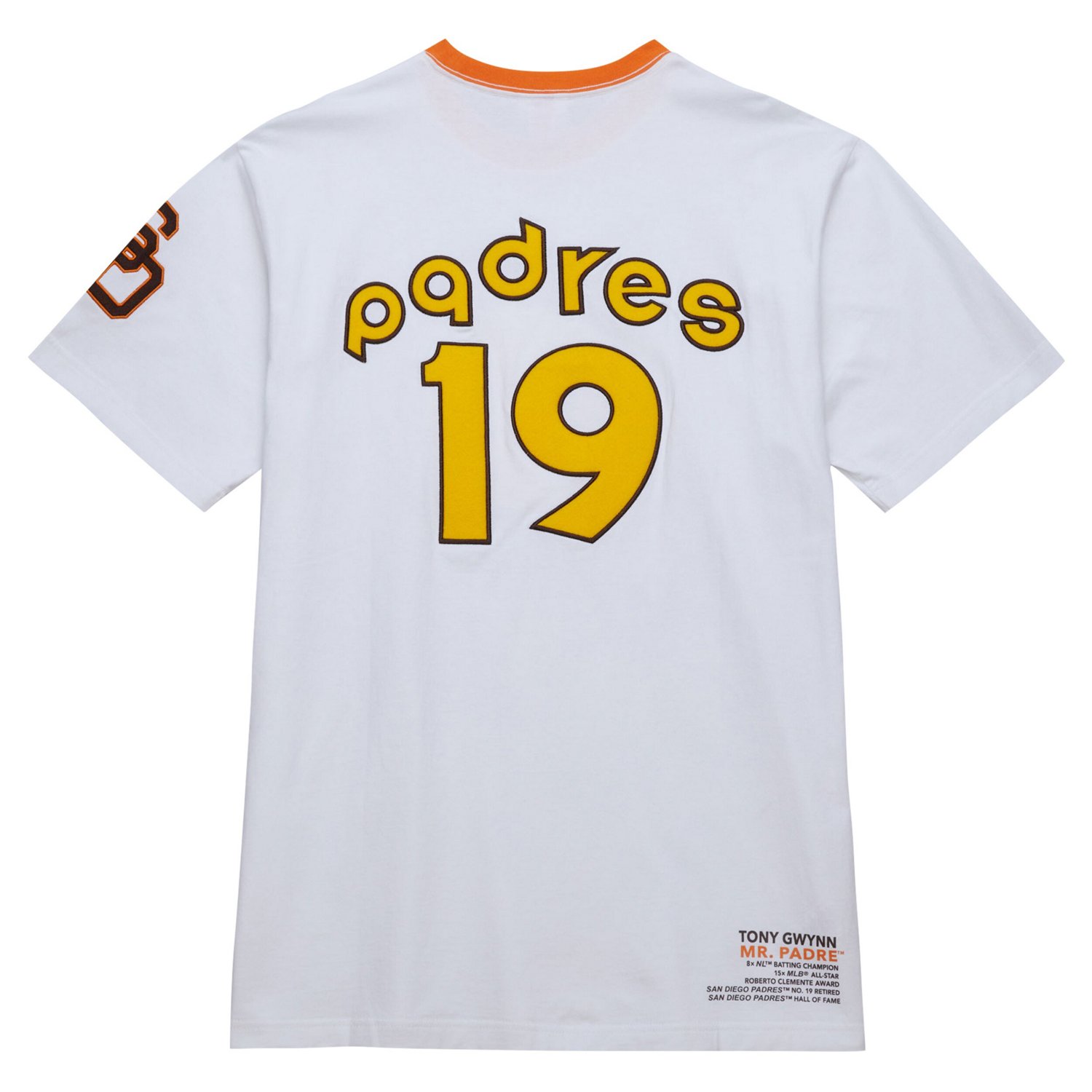 Mitchell  Ness San Diego Padres Cooperstown Collection Player Legends Ringer T-Shirt - view number 3