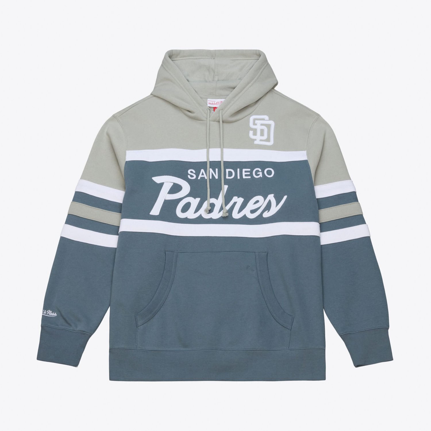 Mitchell  Ness San Diego Padres Cooperstown Collection Thunderstorm Head Coach Hoodie