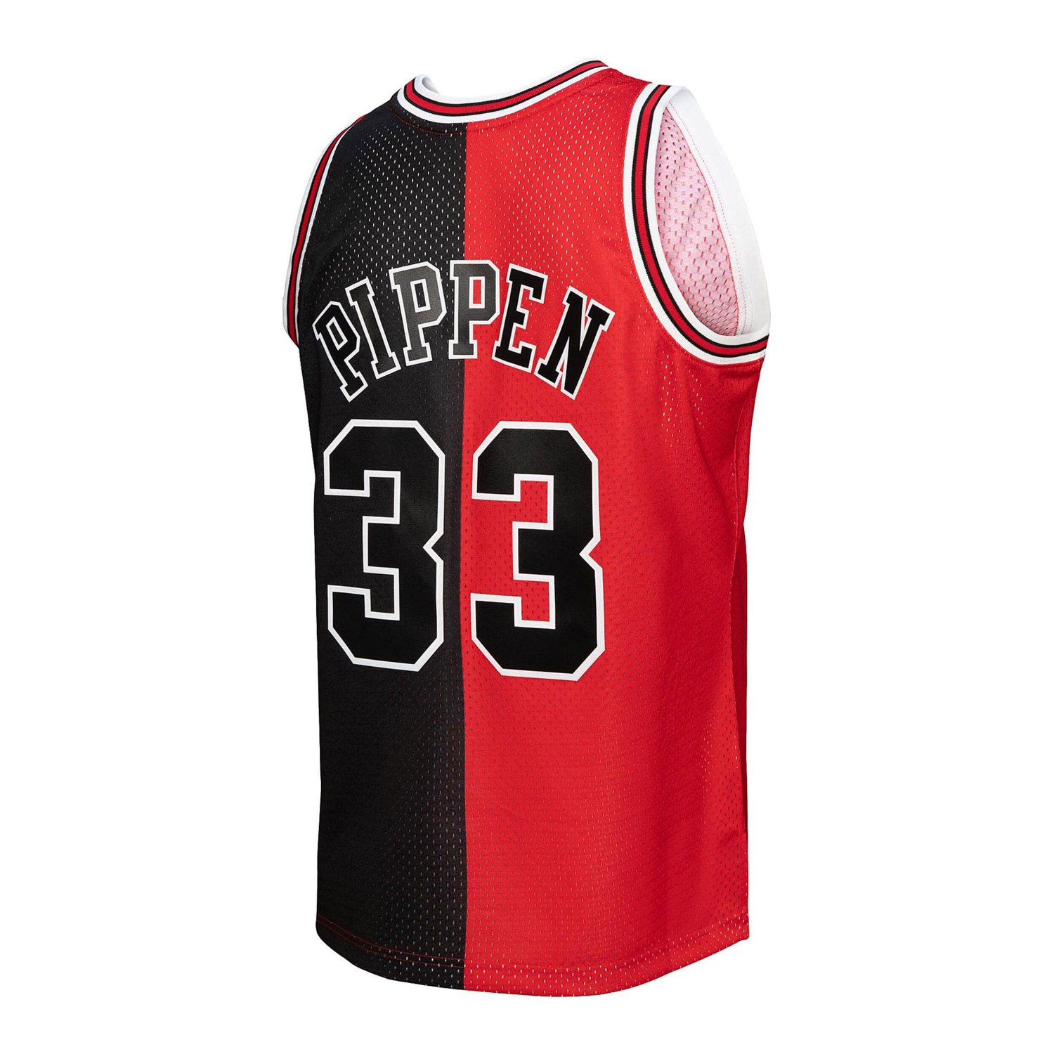 Mitchell  Ness Scottie Pippen /Black Chicago Bulls Hardwood Classics 1997/98 Split Swingman Jersey                               - view number 3