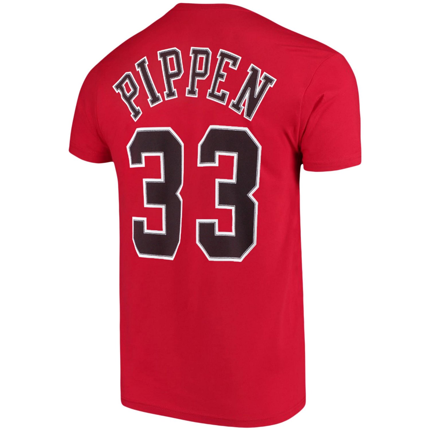 Mitchell  Ness Scottie Pippen Chicago Bulls Hardwood Classics Name  Number Player T-Shirt - view number 3