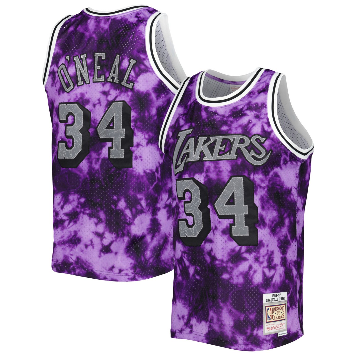 Mitchell  Ness Shaquille O'Neal Los Angeles Lakers 1996/97 Galaxy Swingman Jersey                                                - view number 1
