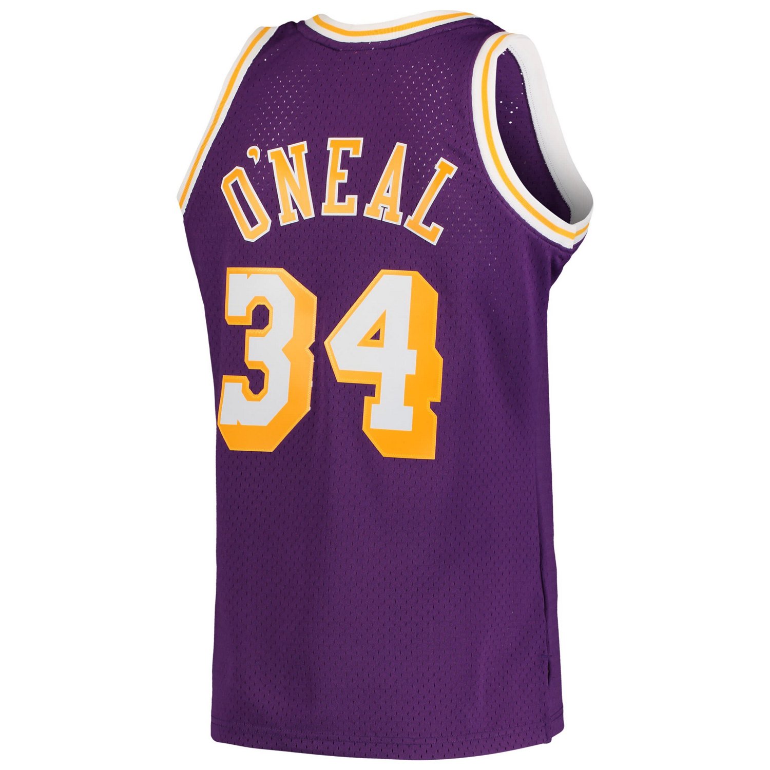 Mitchell  Ness Shaquille O'Neal Los Angeles Lakers Hardwood Classics Swingman Jersey                                             - view number 3