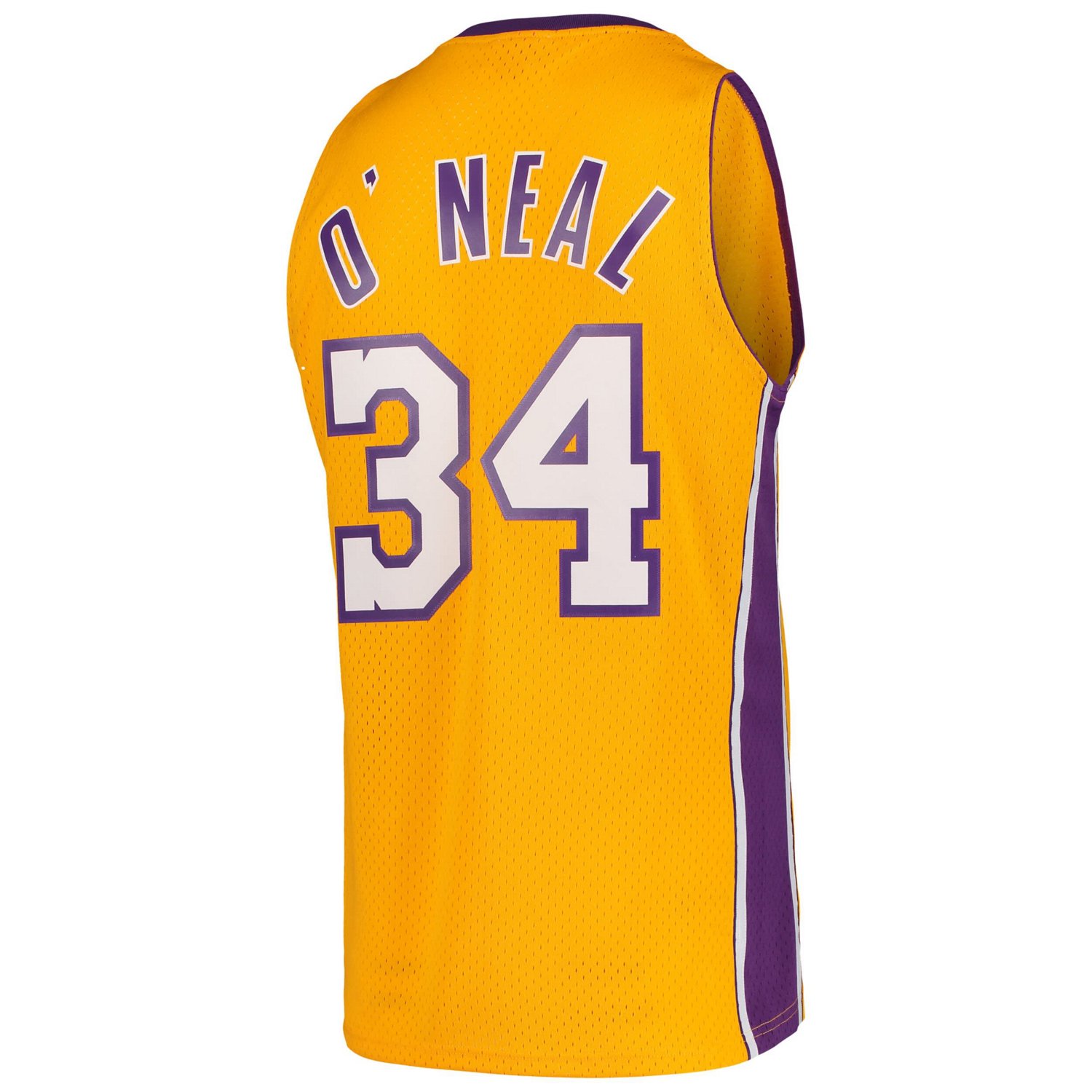 Mitchell  Ness Shaquille O'Neal Los Angeles Lakers Hardwood Classics Swingman Jersey                                             - view number 3