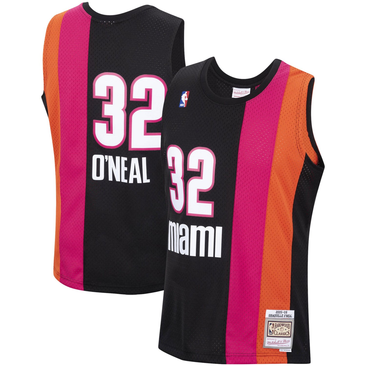 Mitchell  Ness Shaquille O'Neal Miami Heat 2005/06 Hardwood Classics Swingman Jersey