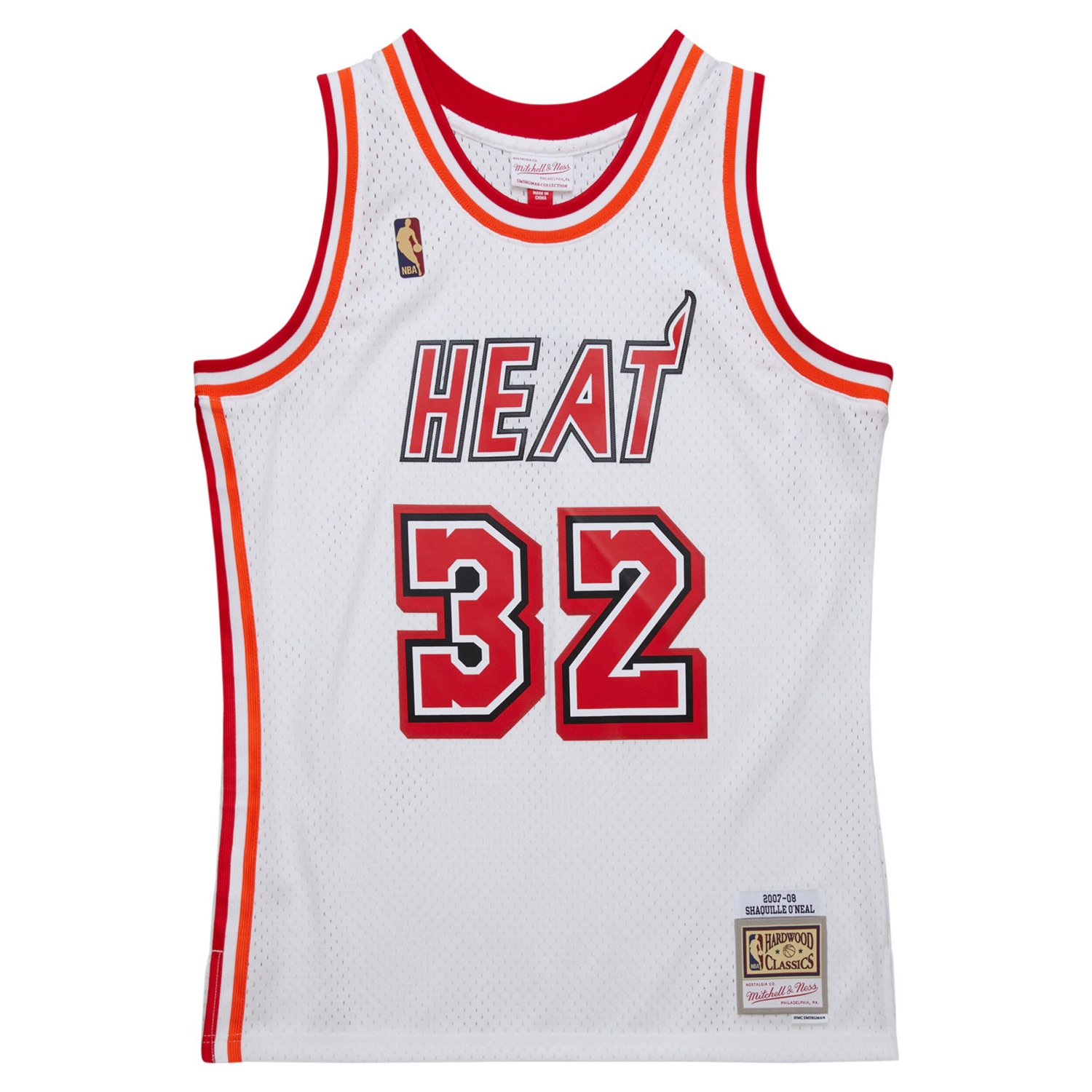 Mitchell  Ness Shaquille O'Neal Miami Heat 2007/08 Hardwood Classics Swingman Jersey                                             - view number 2