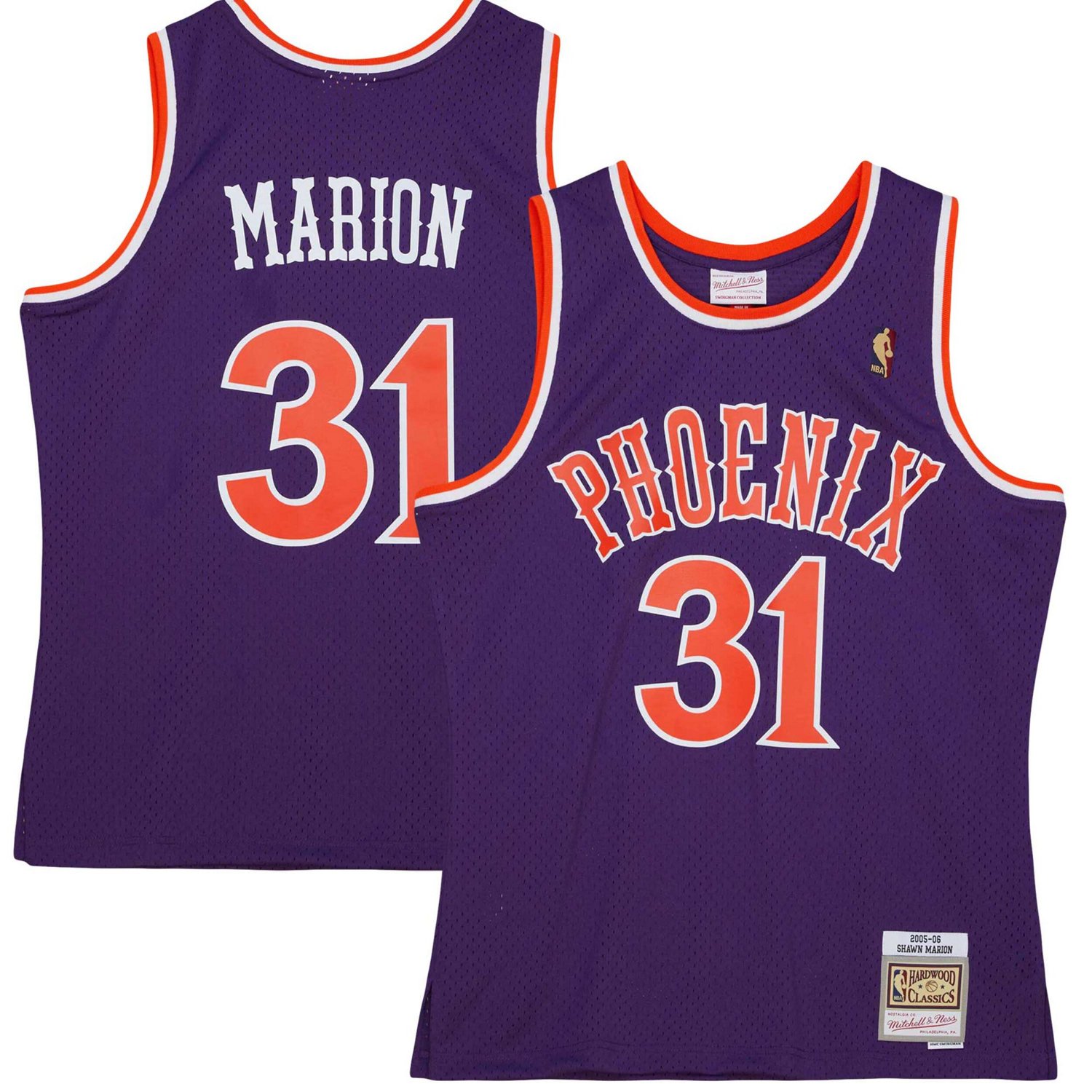 Mitchell  Ness Shawn Marion Phoenix Suns 2001/02 Hardwood Classics Swingman Jersey