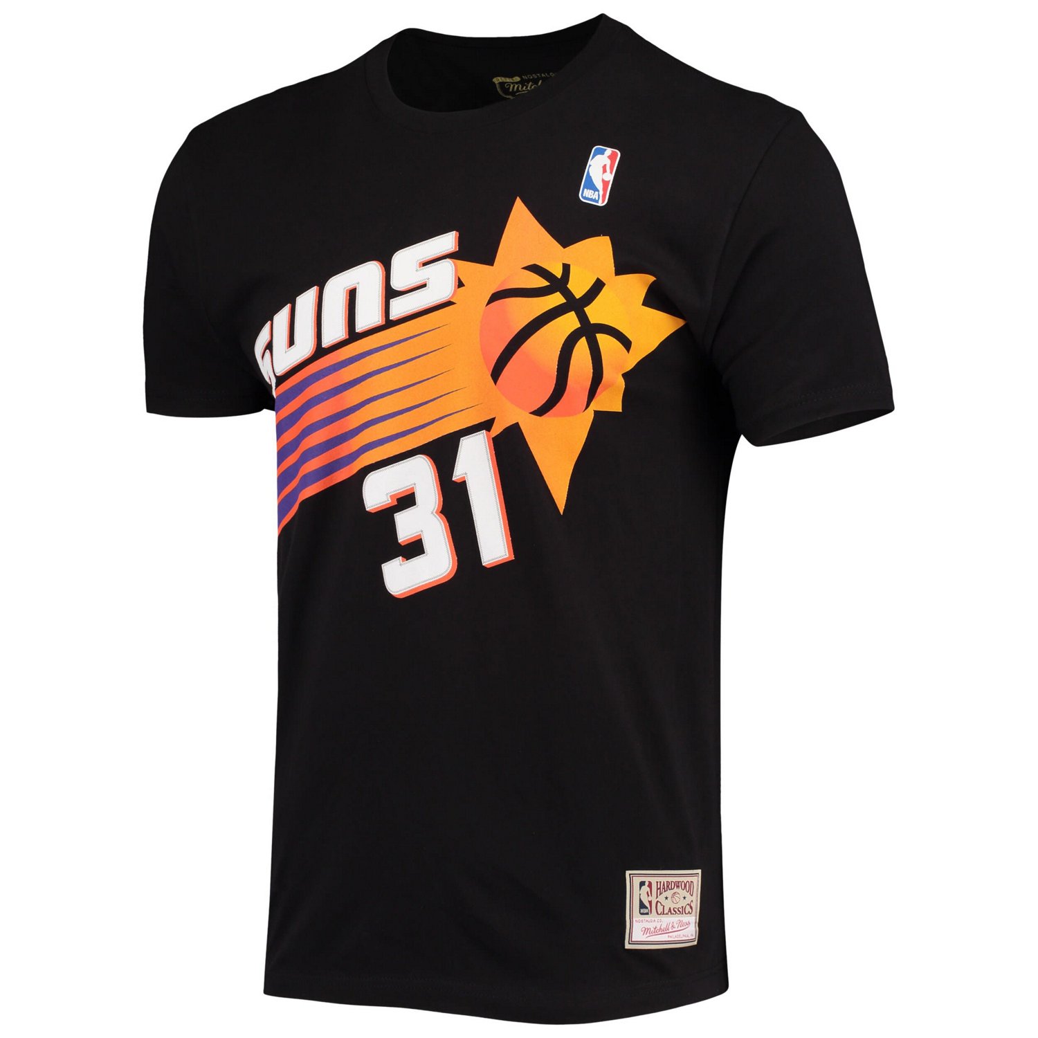 Mitchell  Ness Shawn Marion Phoenix Suns Hardwood Classics Stitch Name Number T-Shirt