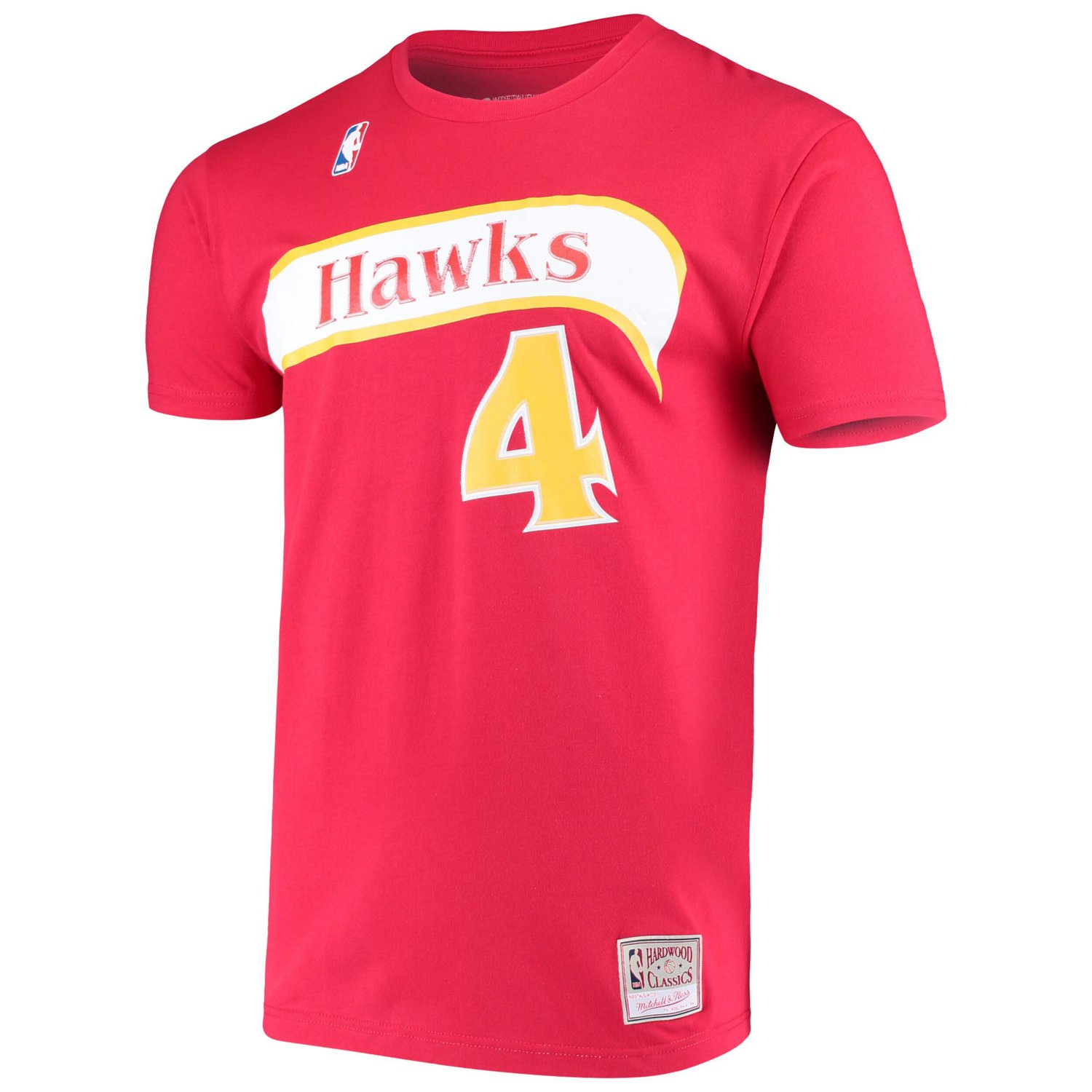Mitchell  Ness Spud Webb Atlanta Hawks Hardwood Classics Name  Number T-Shirt - view number 2