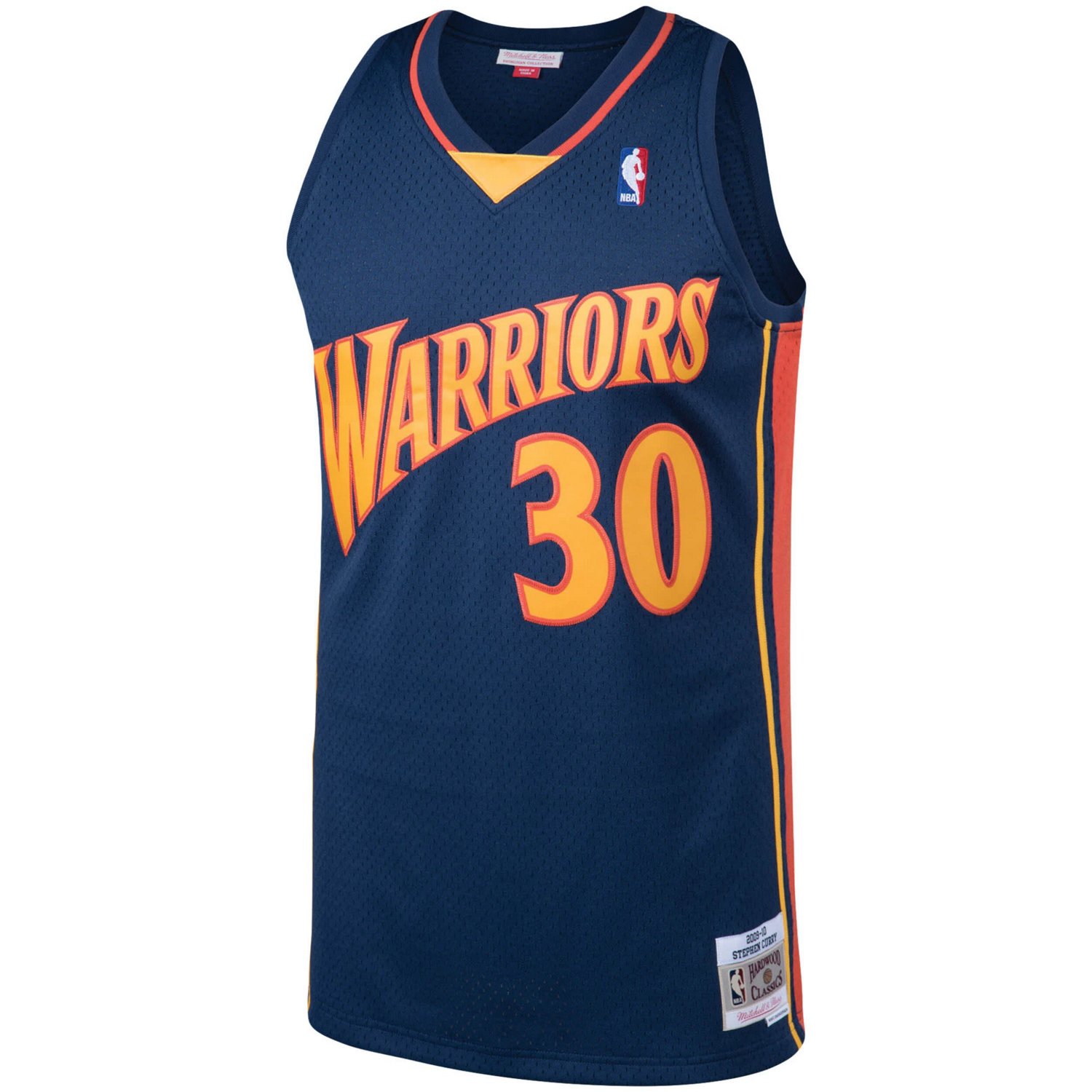 Mitchell  Ness Stephen Curry Golden State Warriors 2009/10 Big  Tall Hardwood Classics Swingman Jersey                           - view number 2