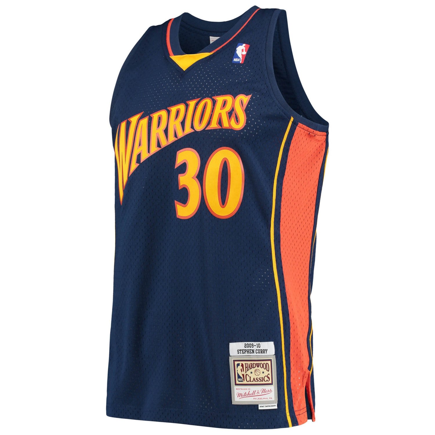 Mitchell  Ness Stephen Curry Golden State Warriors Hardwood Classics Swingman Jersey                                             - view number 2