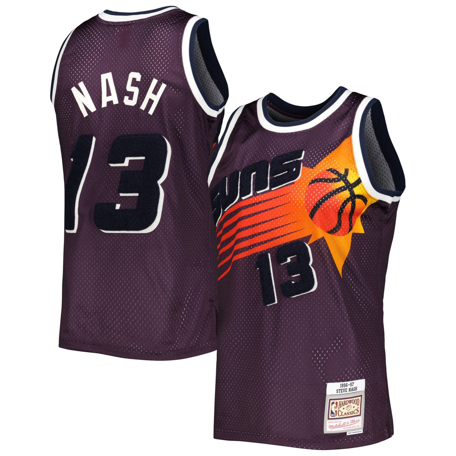 Mitchell Ness Steve Nash Phoenix Suns 1996 97 Hardwood Classics Off Court Swingman Jersey Academy