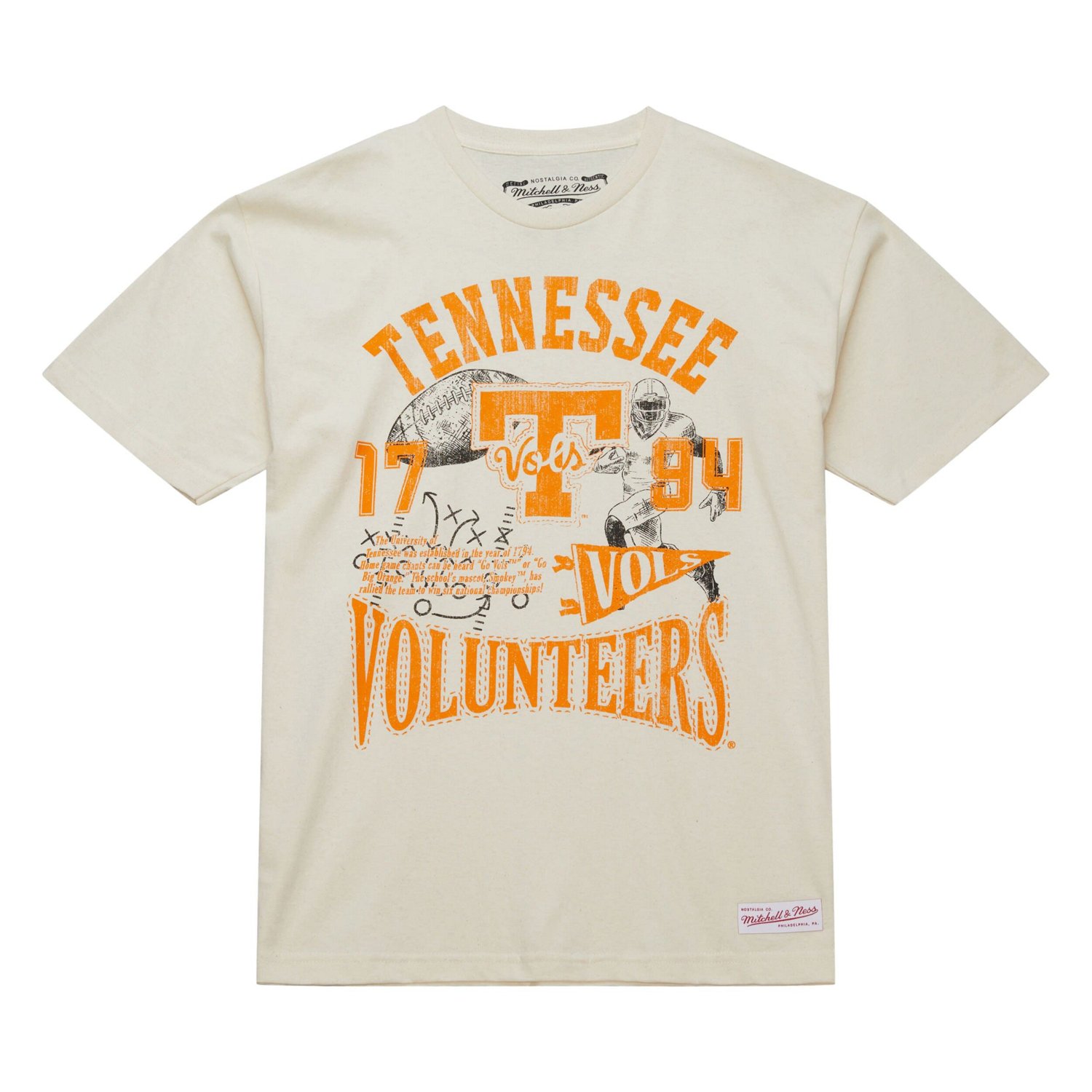 Mitchell  Ness Tennessee Volunteers Heritage Scholar T-Shirt - view number 2
