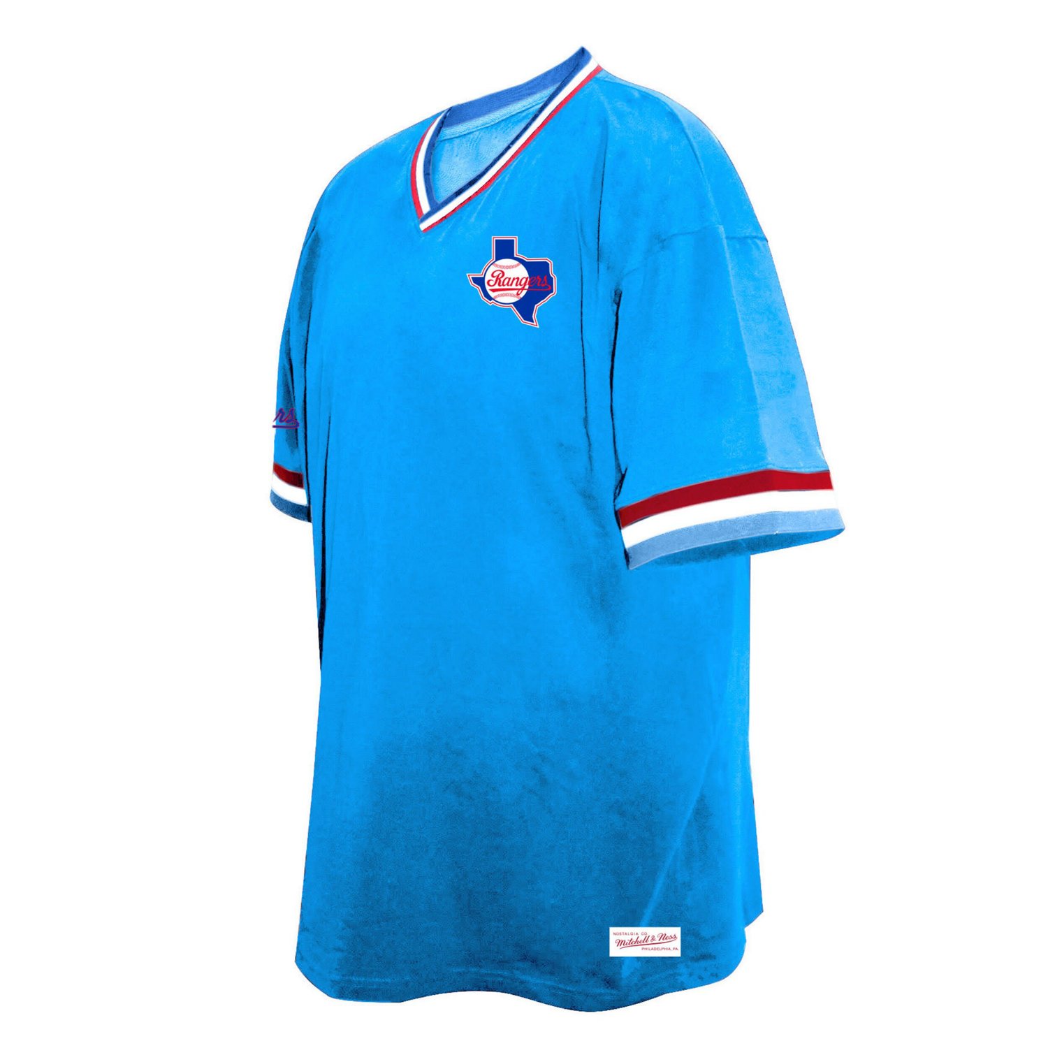 Mitchell  Ness Texas Rangers Big  Tall V-Neck T-Shirt