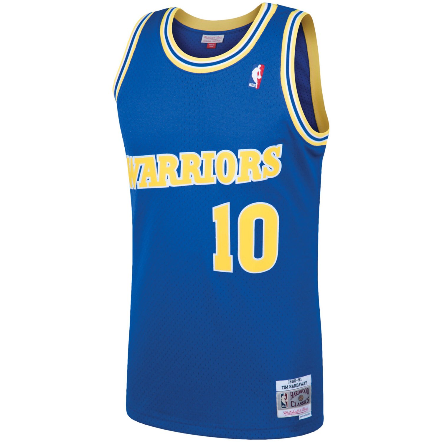 Mitchell  Ness Tim Hardaway Golden State Warriors 1990/91 Hardwood Classics Swingman Jersey                                      - view number 2