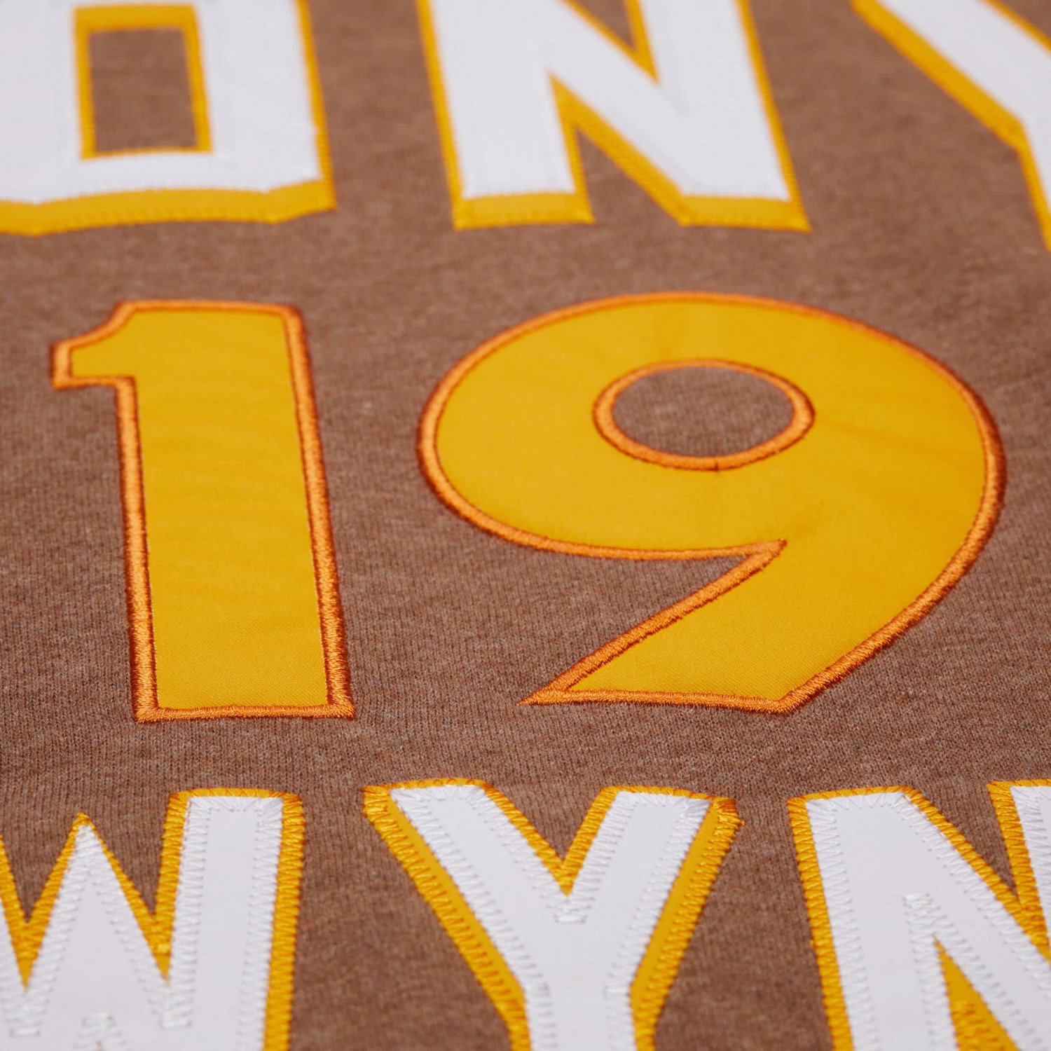 Mitchell  Ness Tony Gwynn San Diego Padres Legends Collection Vintage Logo Name  Number Fleece Pullover Sweatshirt - view number 4