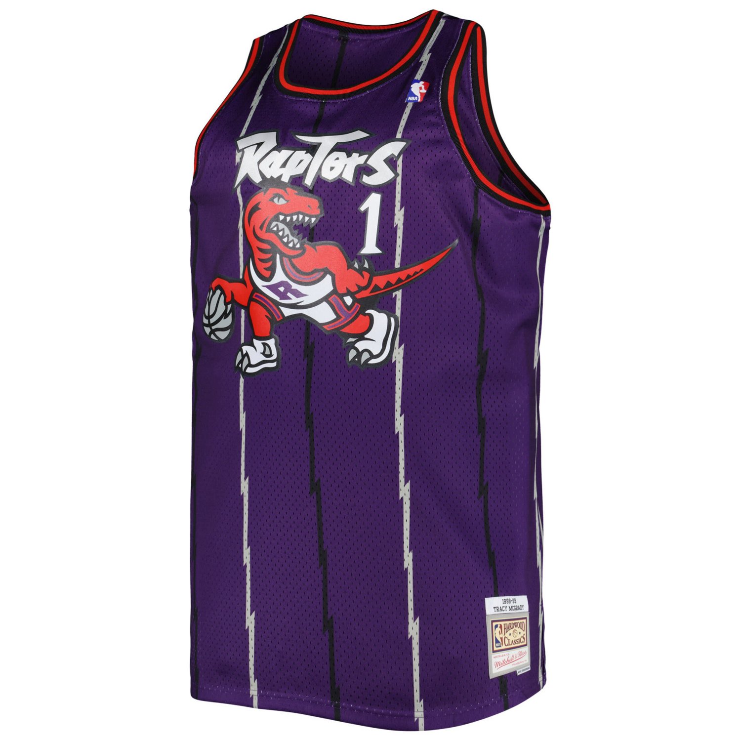 Mitchell  Ness Tracy McGrady Toronto Raptors Big  Tall Hardwood Classics 1998/99 Swingman Jersey                                 - view number 2