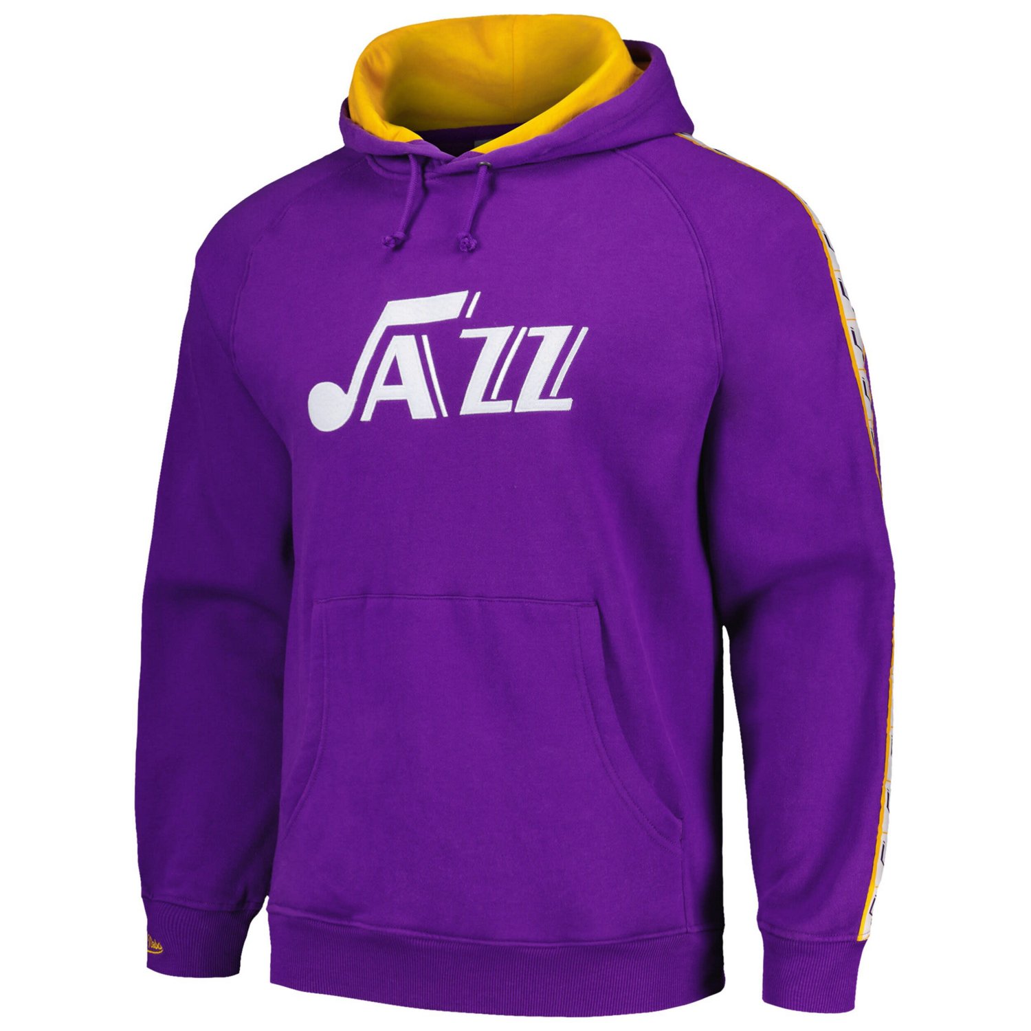 Mitchell  Ness Utah Jazz Hardwood Classics Nights Raglan Pullover Hoodie