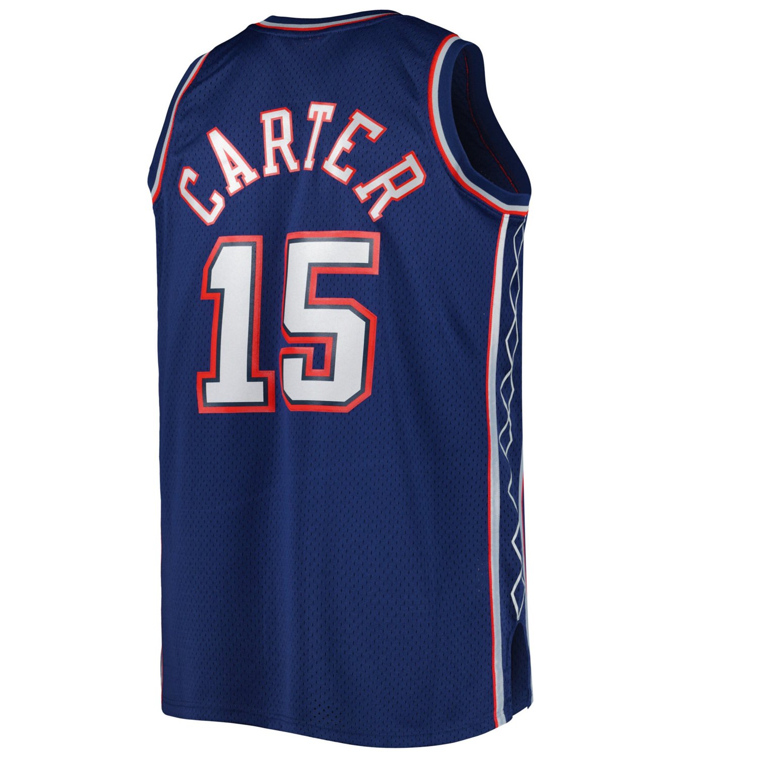 Mitchell  Ness Vince Carter New Jersey Nets Big  Tall Hardwood Classics 2006/07 Swingman Jersey                                  - view number 3